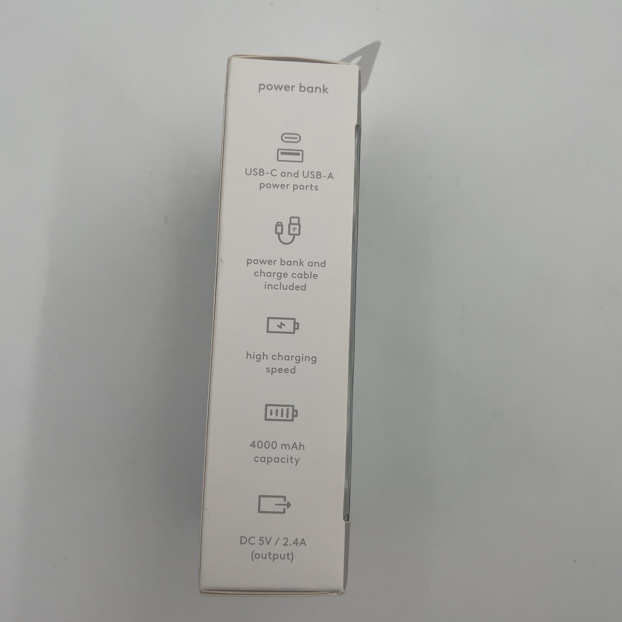 4000Mah Power Bank - Heyday Spring Teal Green: Usb-C, Charge Indicator Light