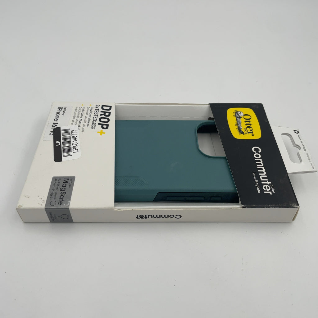 Otterbox Iphone 16 Pro Commuter Series Case For Magsafe - Sagebrush Green: Plastic, Solid Pattern