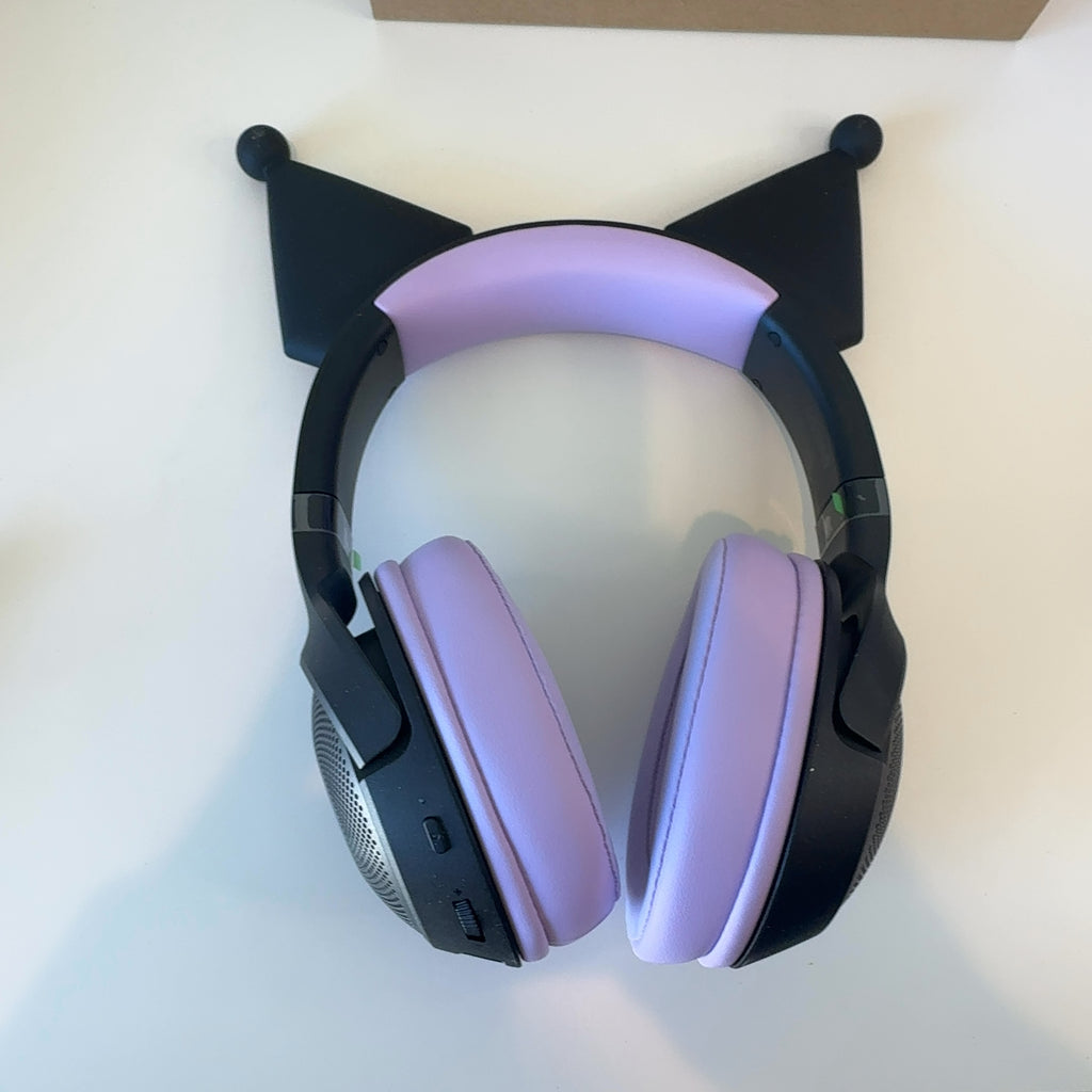 Razer Kraken Kitty V2 Bt - Kuromi Edition Headset: Wireless Gaming, Mac & Pc Compatible