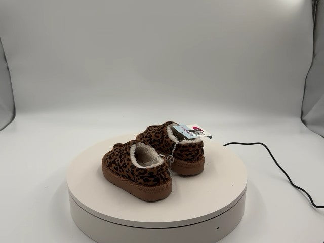 Toddler Jude Clog Slippers - Cat & Jack Leopard Brown 5T