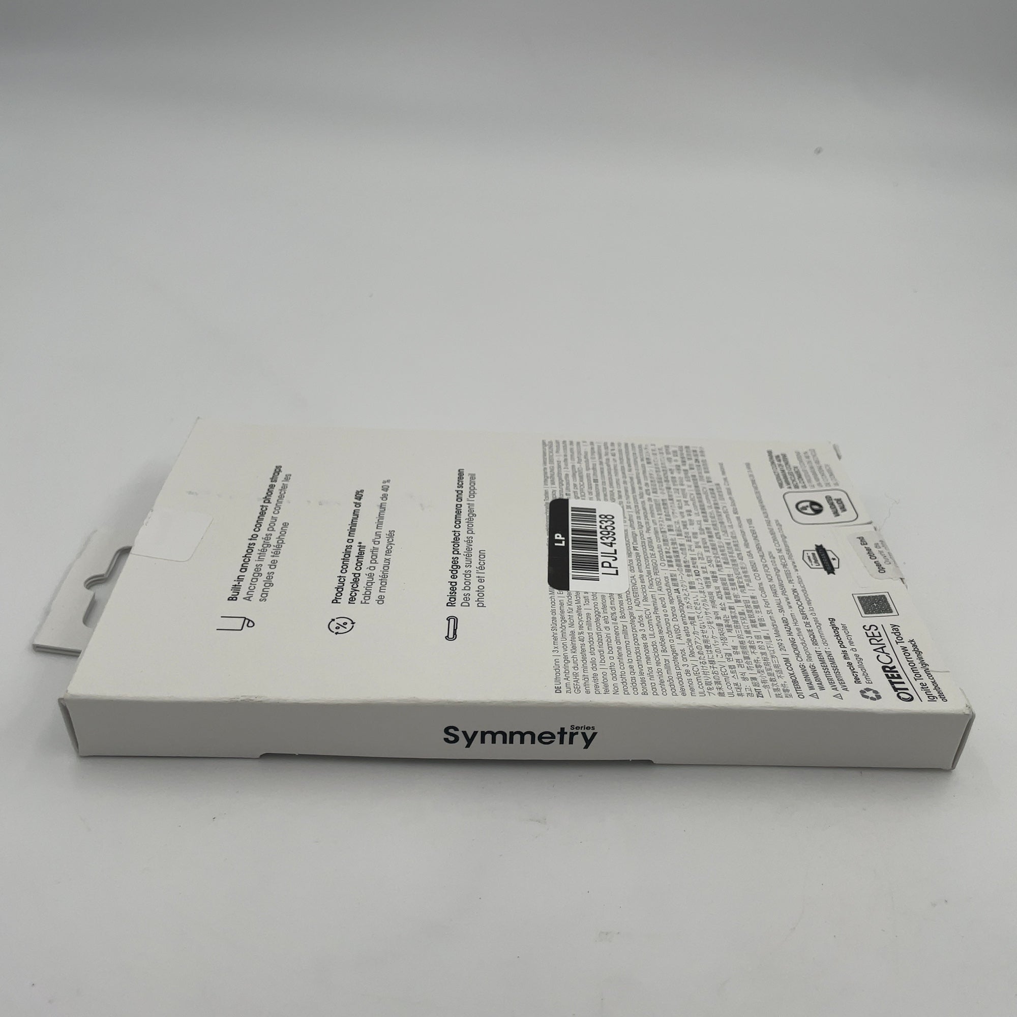 Otterbox Samsung Galaxy S25 Symmetry Series Case With Magnets - Clear: Solid Plastic Cell Phone Cover