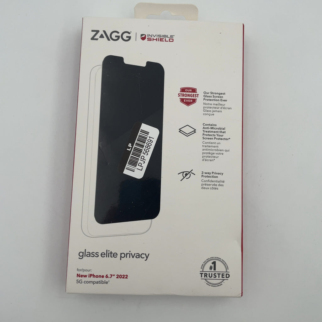 Zagg Invisibleshield Apple Iphone 14 Plus Glass Elite Privacy Screen Protector
