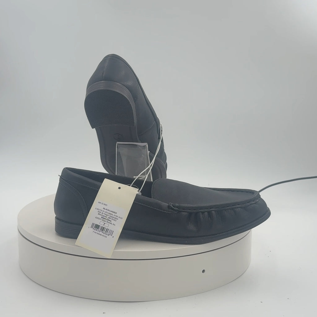 Women’s James Rouched Loafers With Memory Foam Insole – A New Day Black 7