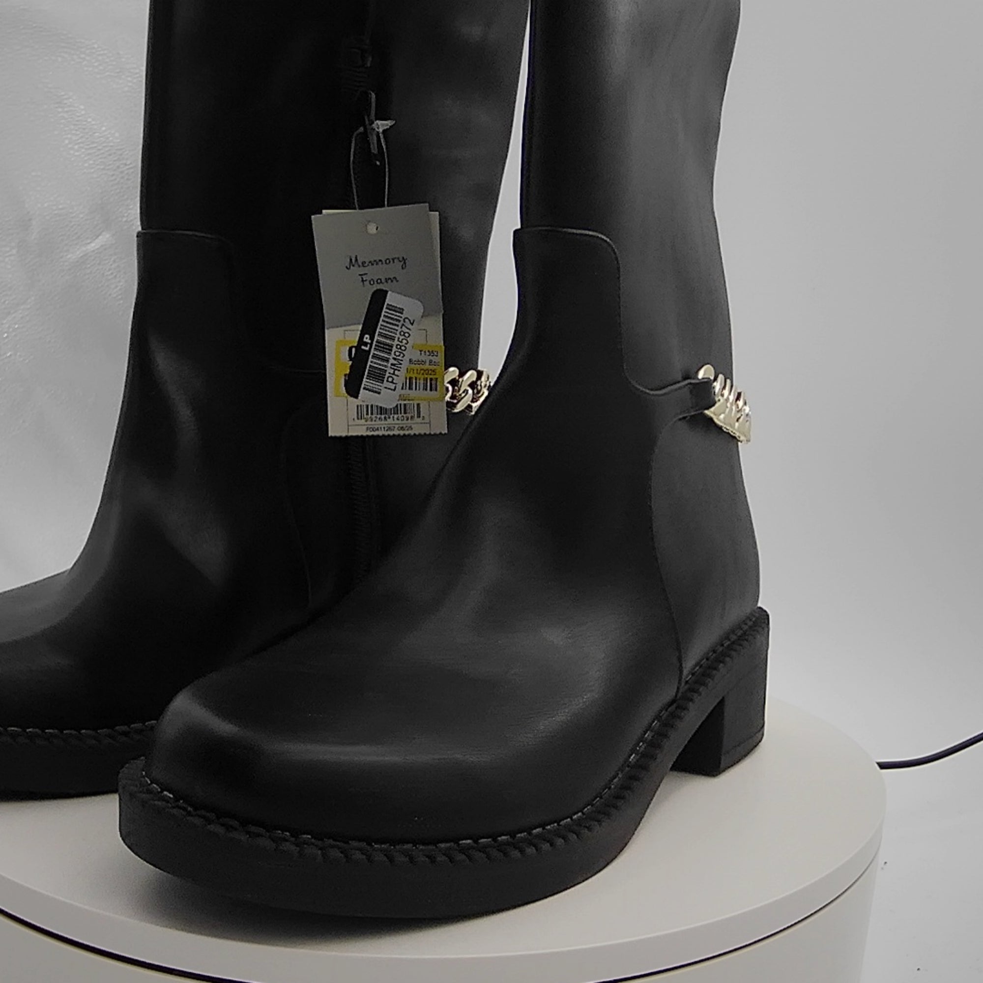 Women’s Bobbi Boots With Memory Foam Insole - A New Day Black 6