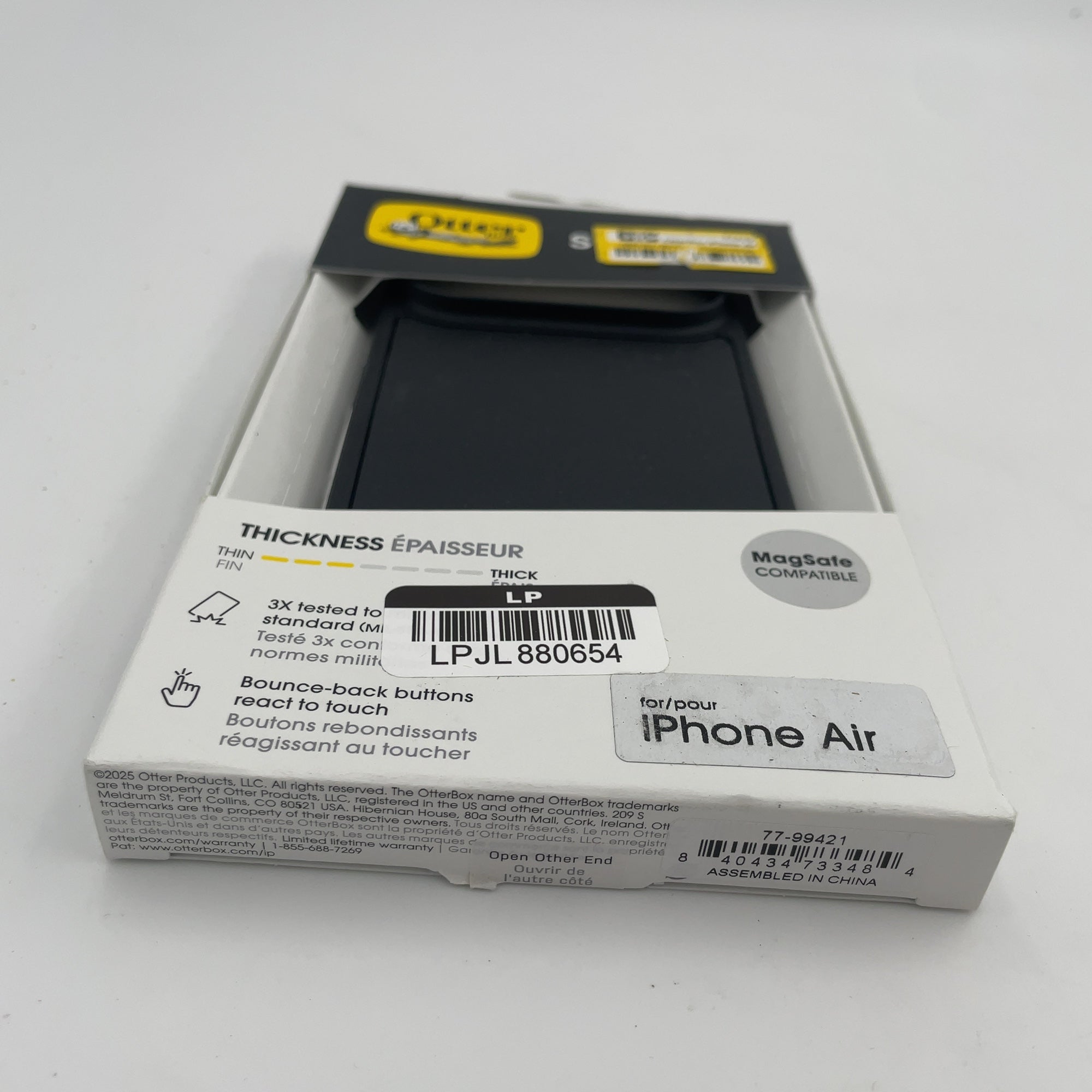 Otterbox Iphone Air Symmetry Series Case For Magsafe With Camera Control - Black