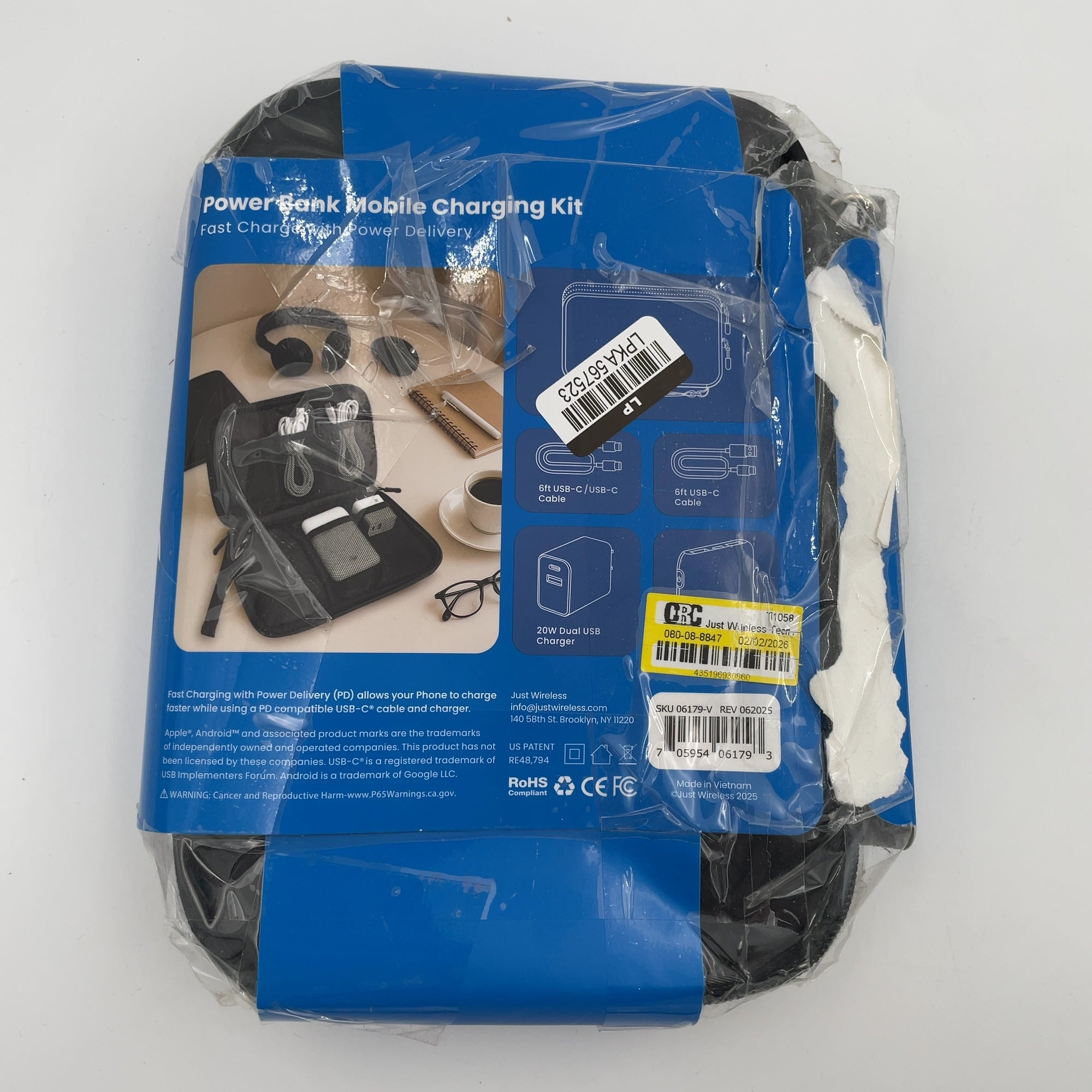 Just Wireless Tech Accessory Pouch