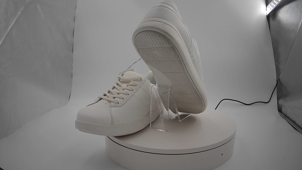 Men's Scout Sneakers - Goodfellow & Co White 13: Lace-Up, Cushioned Footbed, Mesh Construction