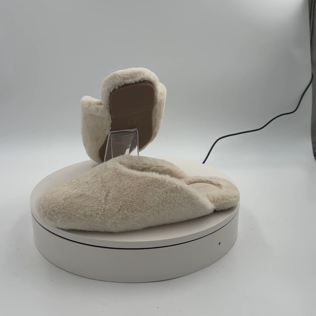 Women's Cozy Alpine Kylar Mule Slippers - Universal Thread Cream 8