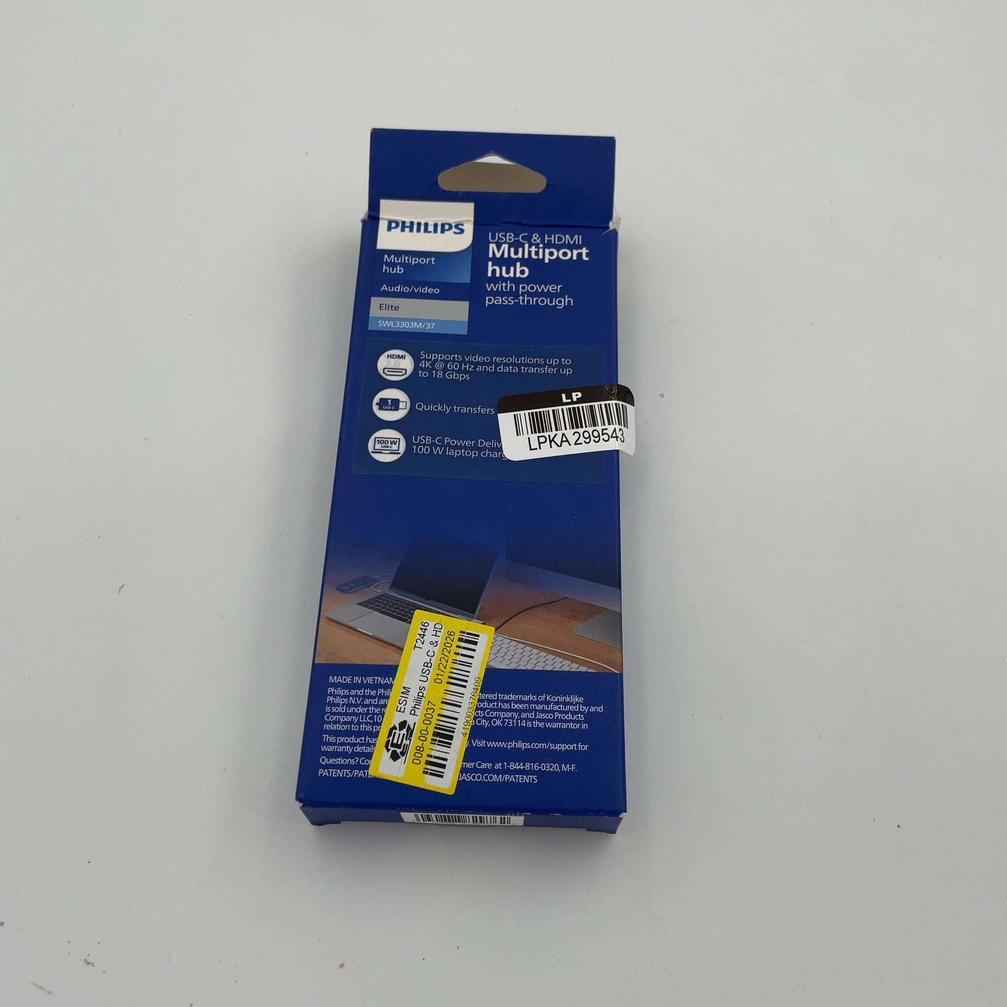 Philips USB-C & HDMI Hub with Power Delivery
