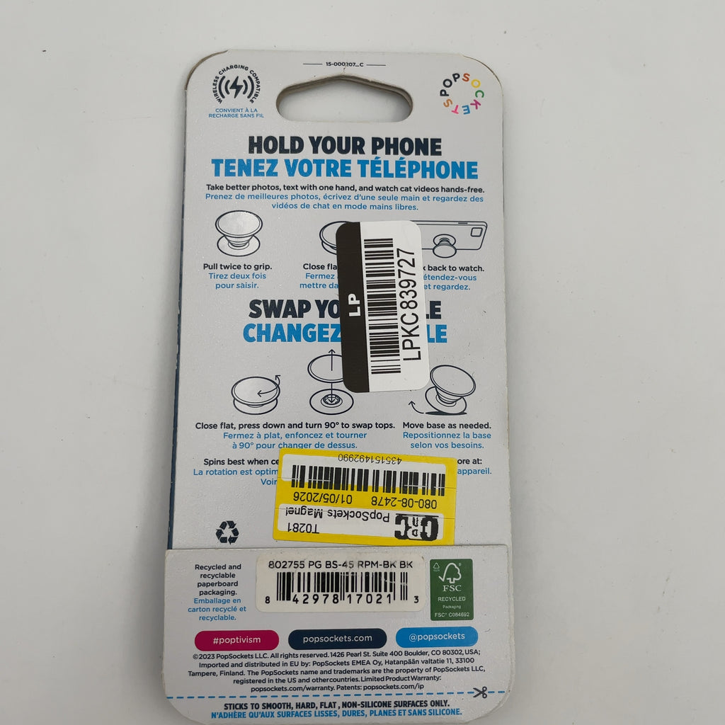 Popsockets Popgrip Cell Phone Grip & Stand - 45 Rpm Backspin