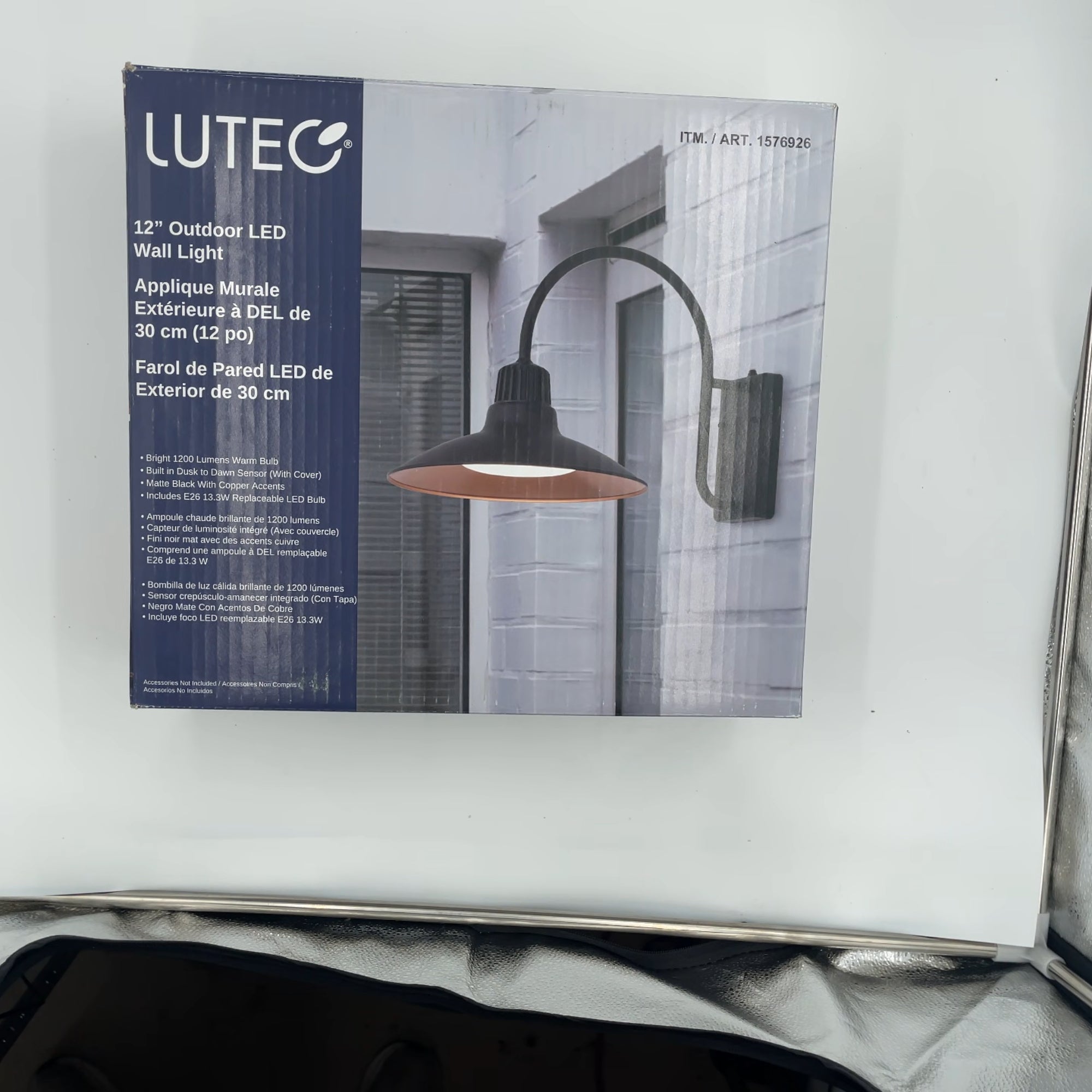 Lutec 12" Wall Light