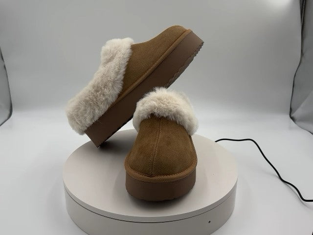 Women's Tacoma Platform Clog Slippers - Wild Fable Brown 9