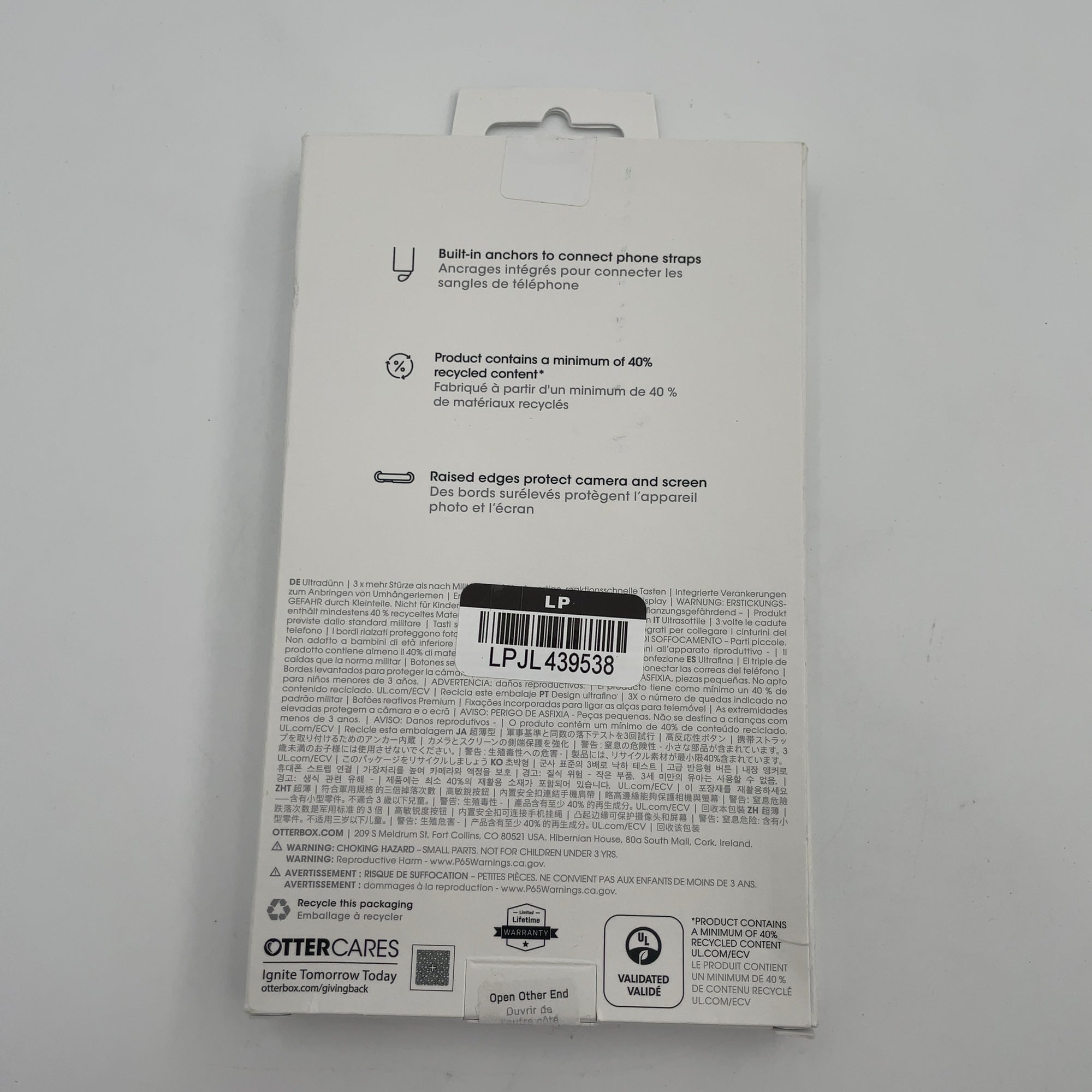 Otterbox Samsung Galaxy S25 Symmetry Series Case With Magnets - Clear: Solid Plastic Cell Phone Cover