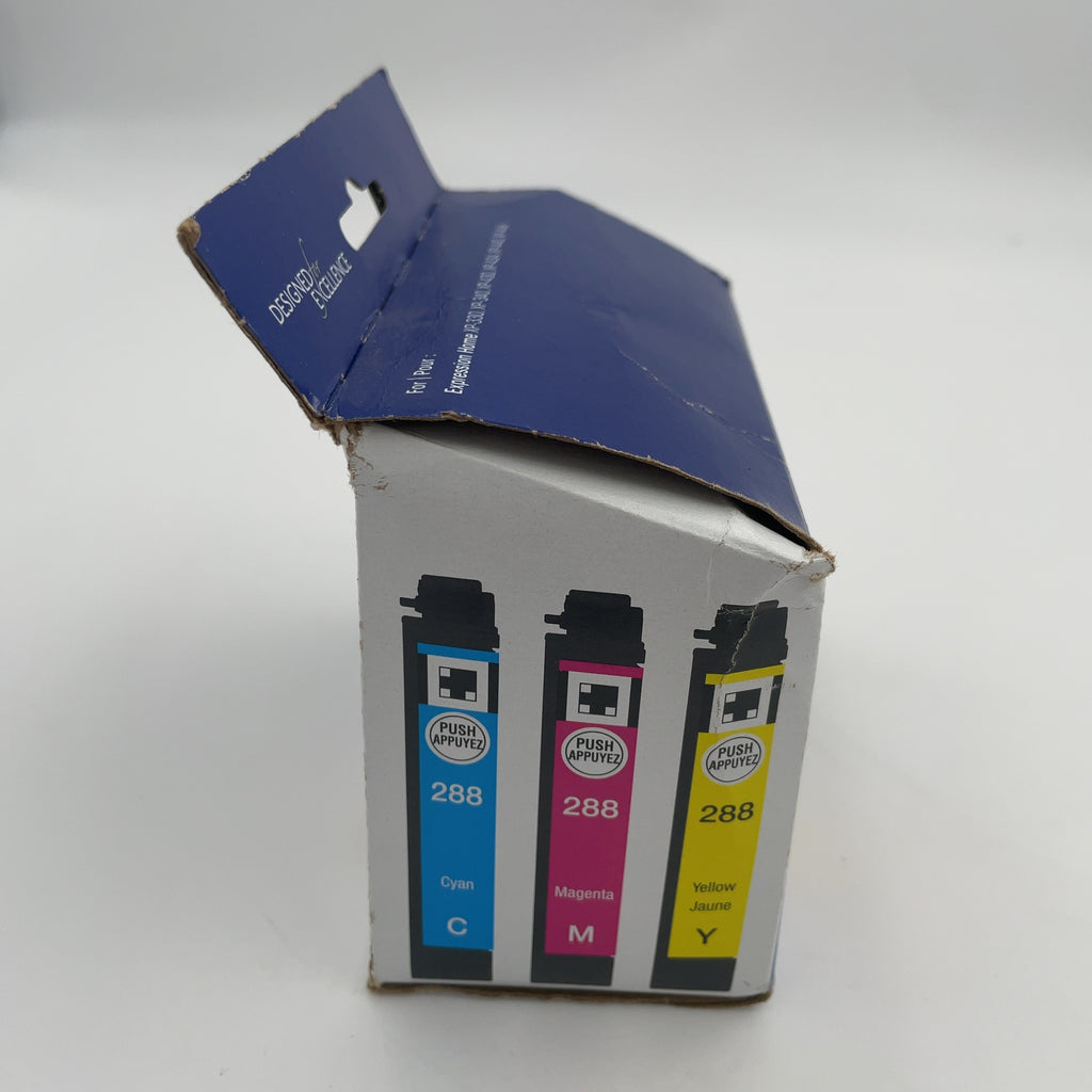 Epson 288 C/M/Y 3pk Ink Cartridges - Cyan, Magenta, Yellow (T288520-CP): Printer Ink Series Standard Yield (Please be advised that sets may be missing pieces or otherwise incomplete.)