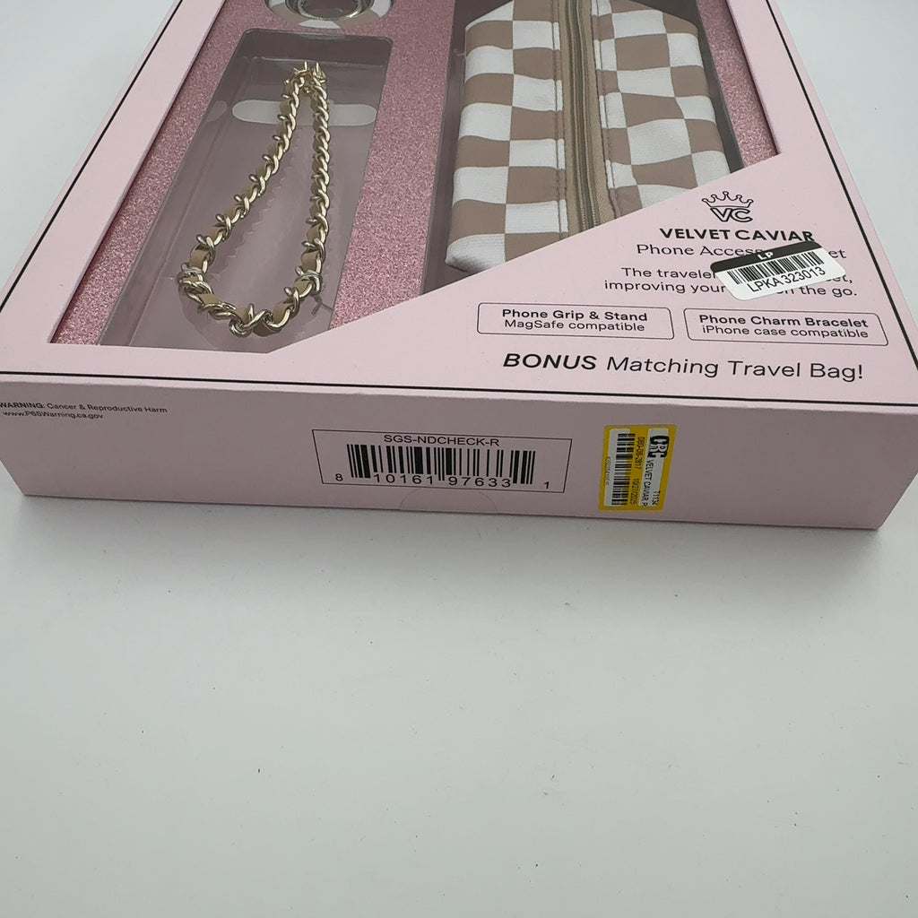 Velvet Caviar Phone Accessories Set - Nude Vibe Check: Cell Phone Charms (Please Be Advised That Sets May Be Missing Pieces Or Otherwise Incomplete.)