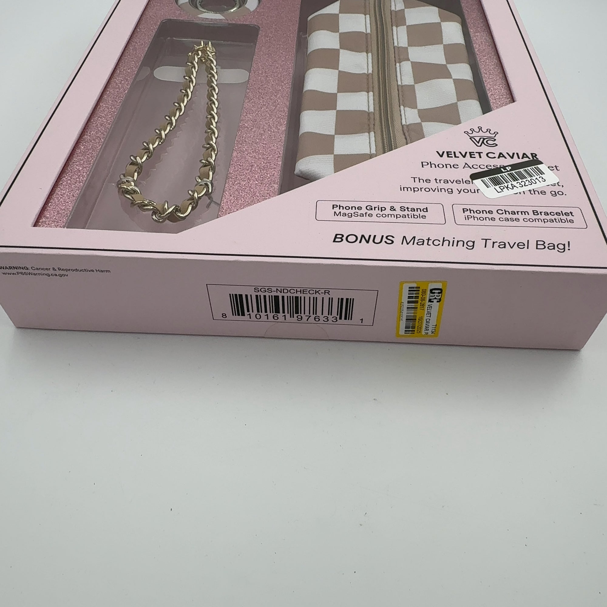 Velvet Caviar Phone Accessories Set - Nude Vibe Check: Cell Phone Charms (Please Be Advised That Sets May Be Missing Pieces Or Otherwise Incomplete.)