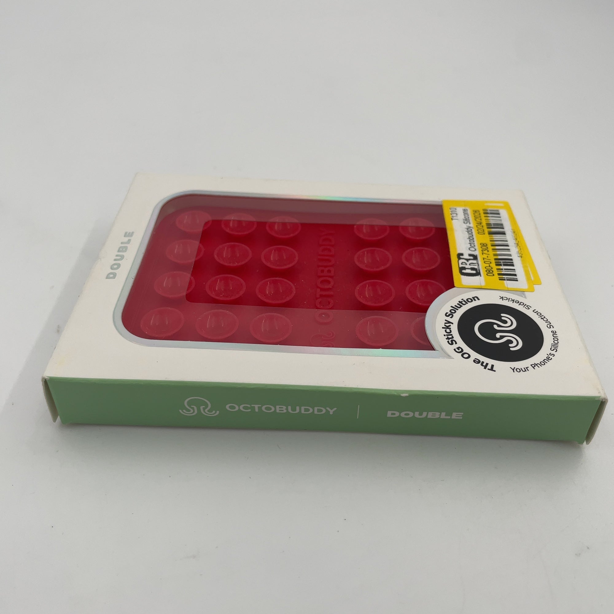 Octobuddy Silicone Suction Cup Phone Case Mount Double-Sided - Red