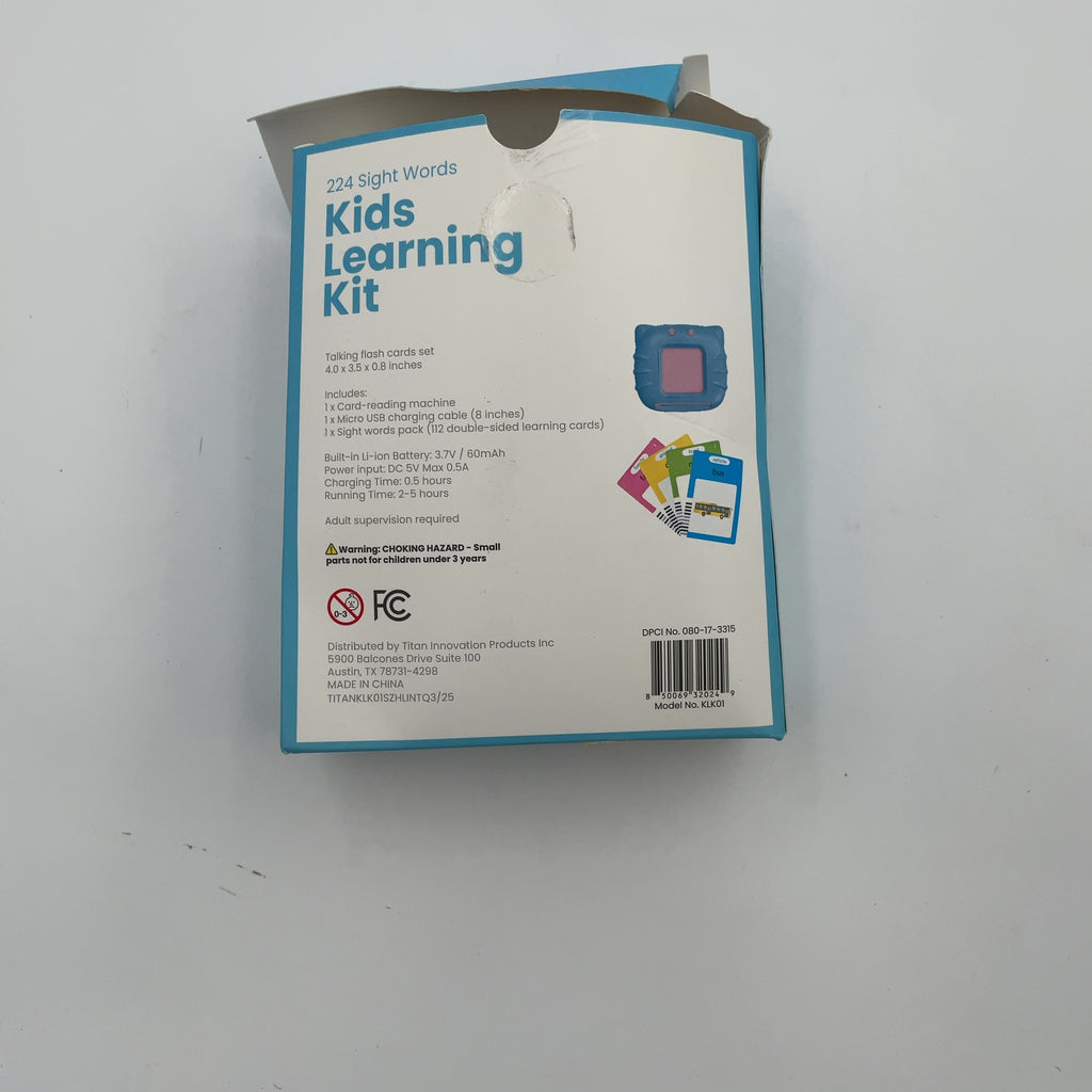 Kid's Learning Kit - Blue