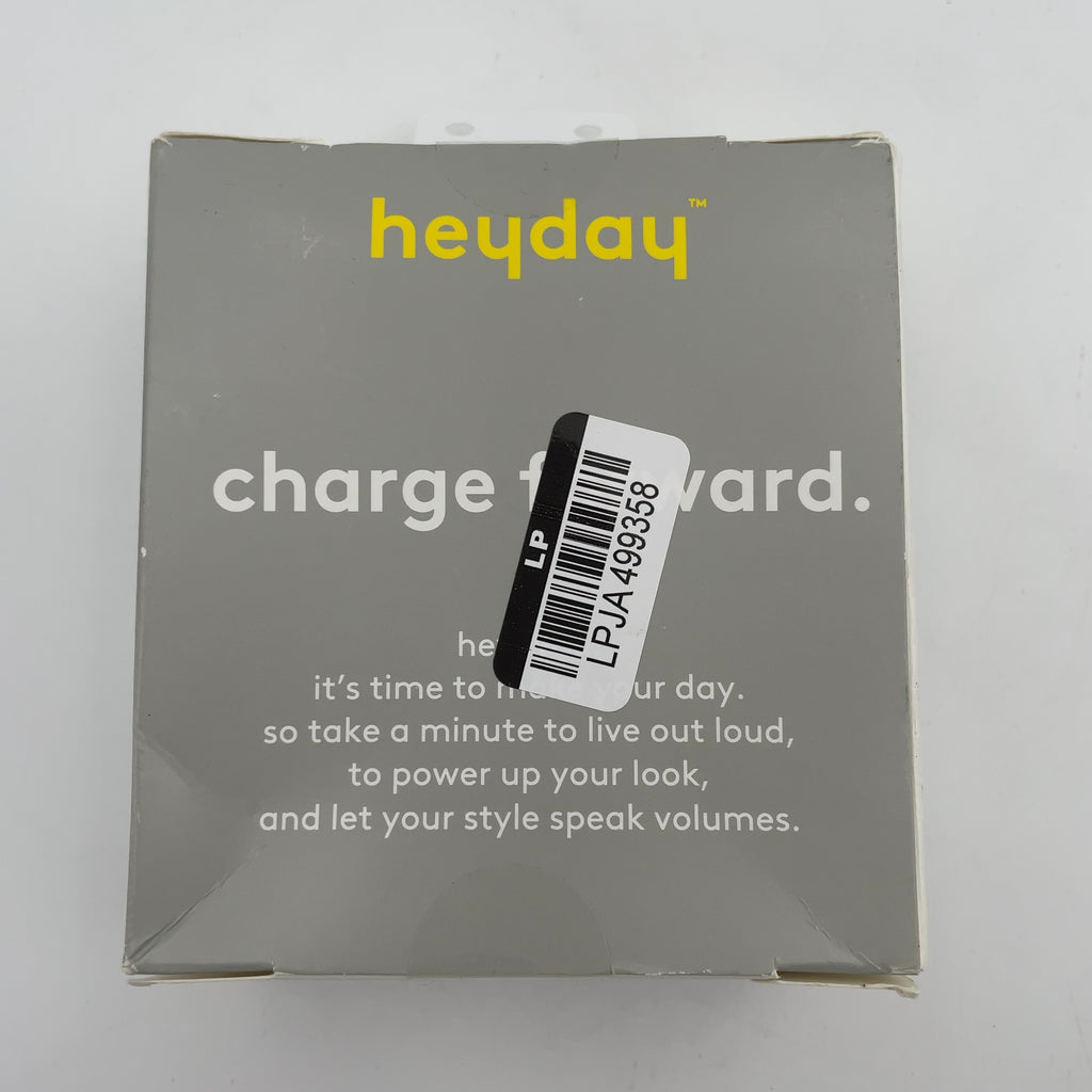 Single Port Usb-C Wall Charger - Heyday Doughnut: 15W Output, Short Circuit Protection, Charge Indicator Light