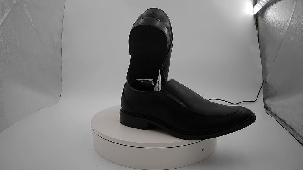 Men's Toby Dress Shoes with Memory Foam Insole - Goodfellow & Co Black 9W: Wide Fit Loafers