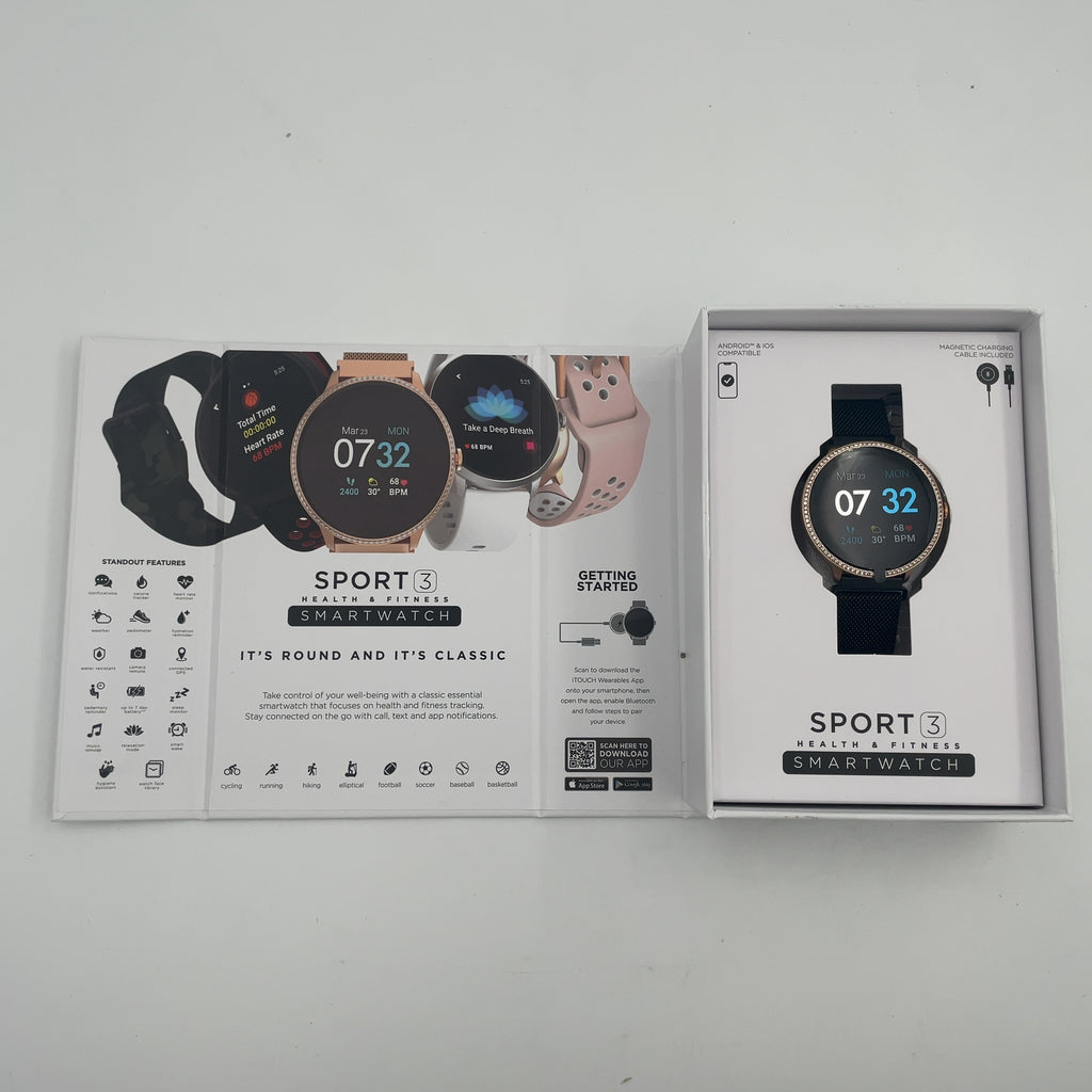 Itouch Sport 3 Smartwatch - Black