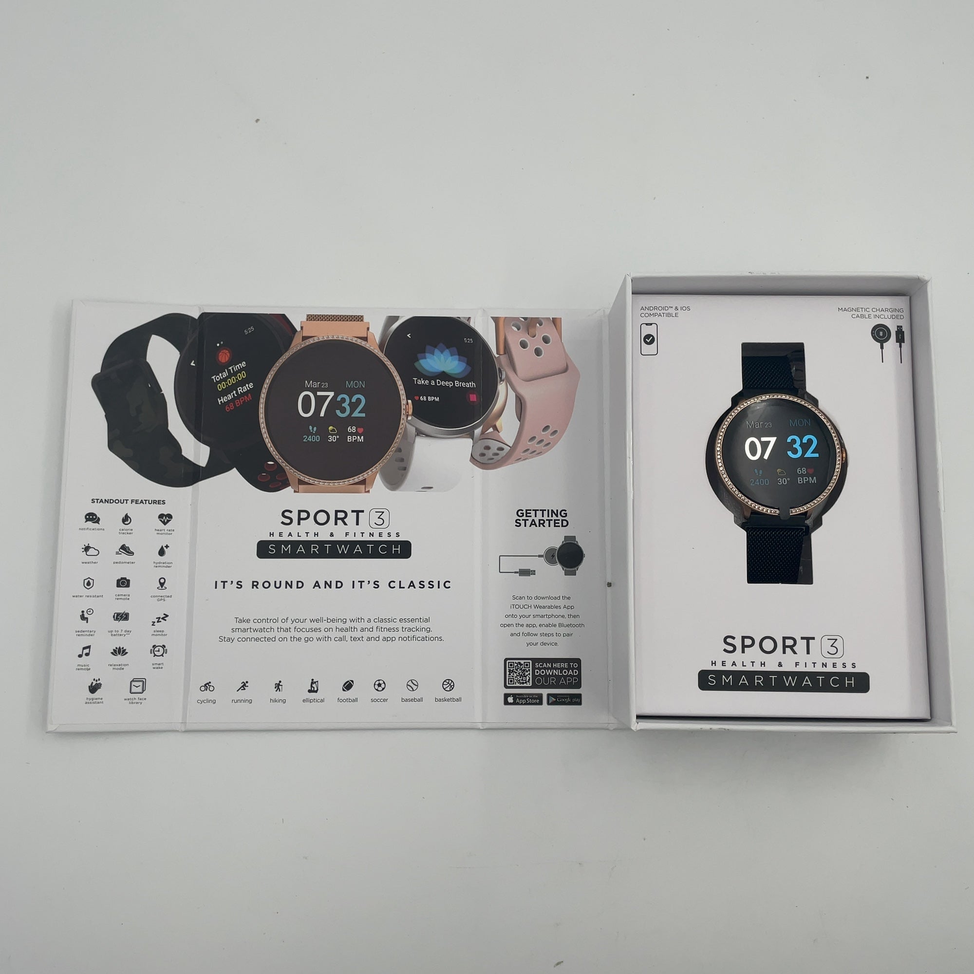 Itouch Sport 3 Smartwatch - Black