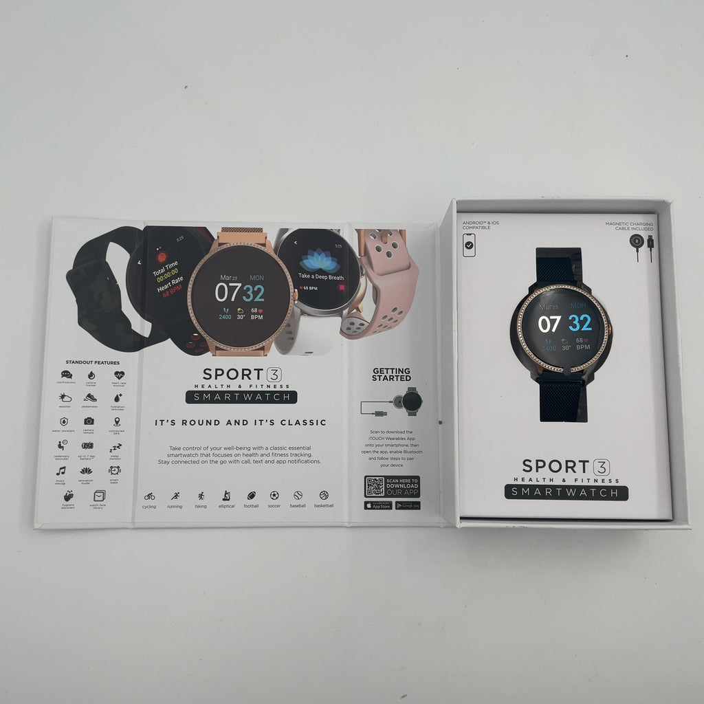 Itouch Sport 3 Smartwatch - Black