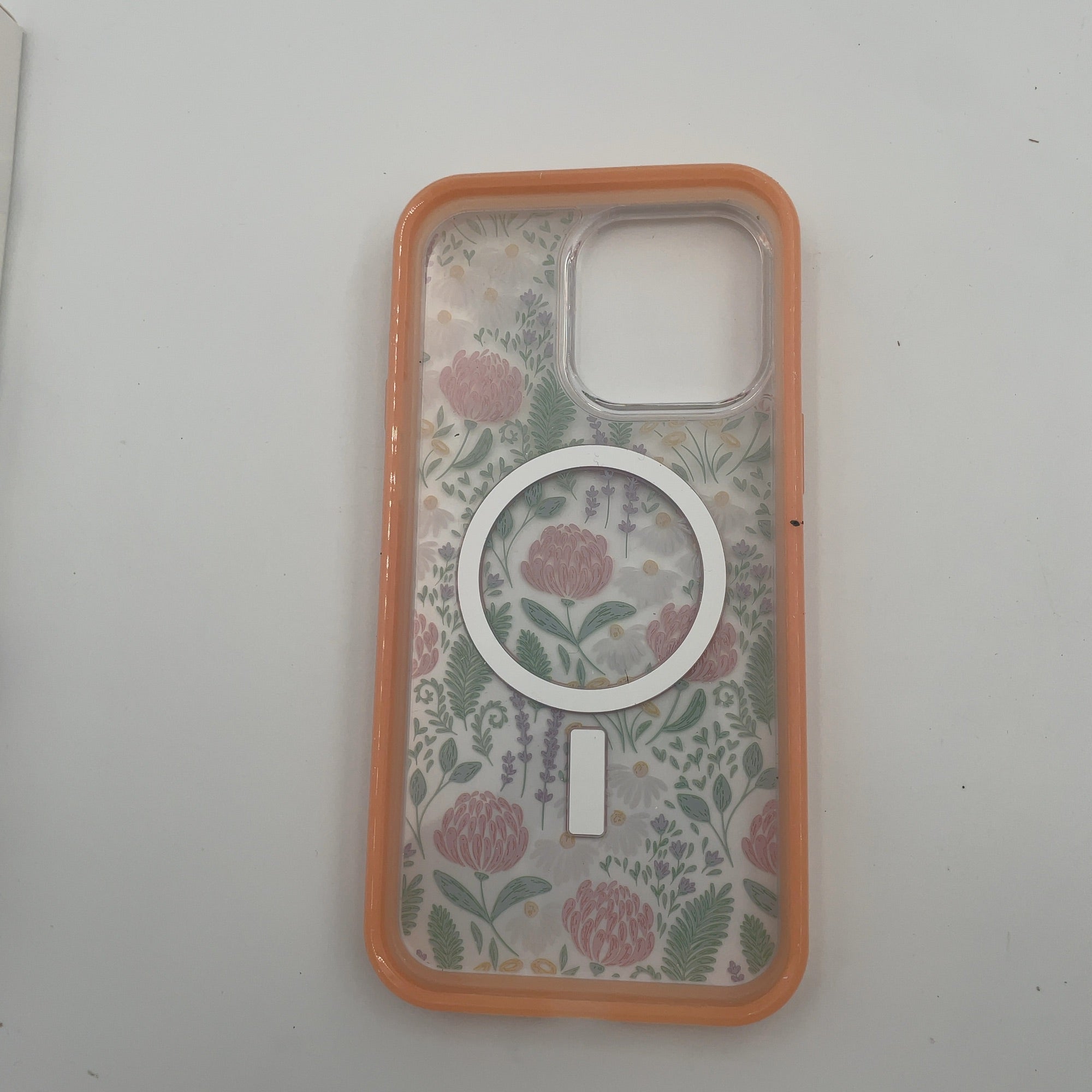 Otterbox Iphone 15 Pro Max Symmetry Series Case With Magsafe - Peachy Bloom: Polycarbonate Fruit Pattern