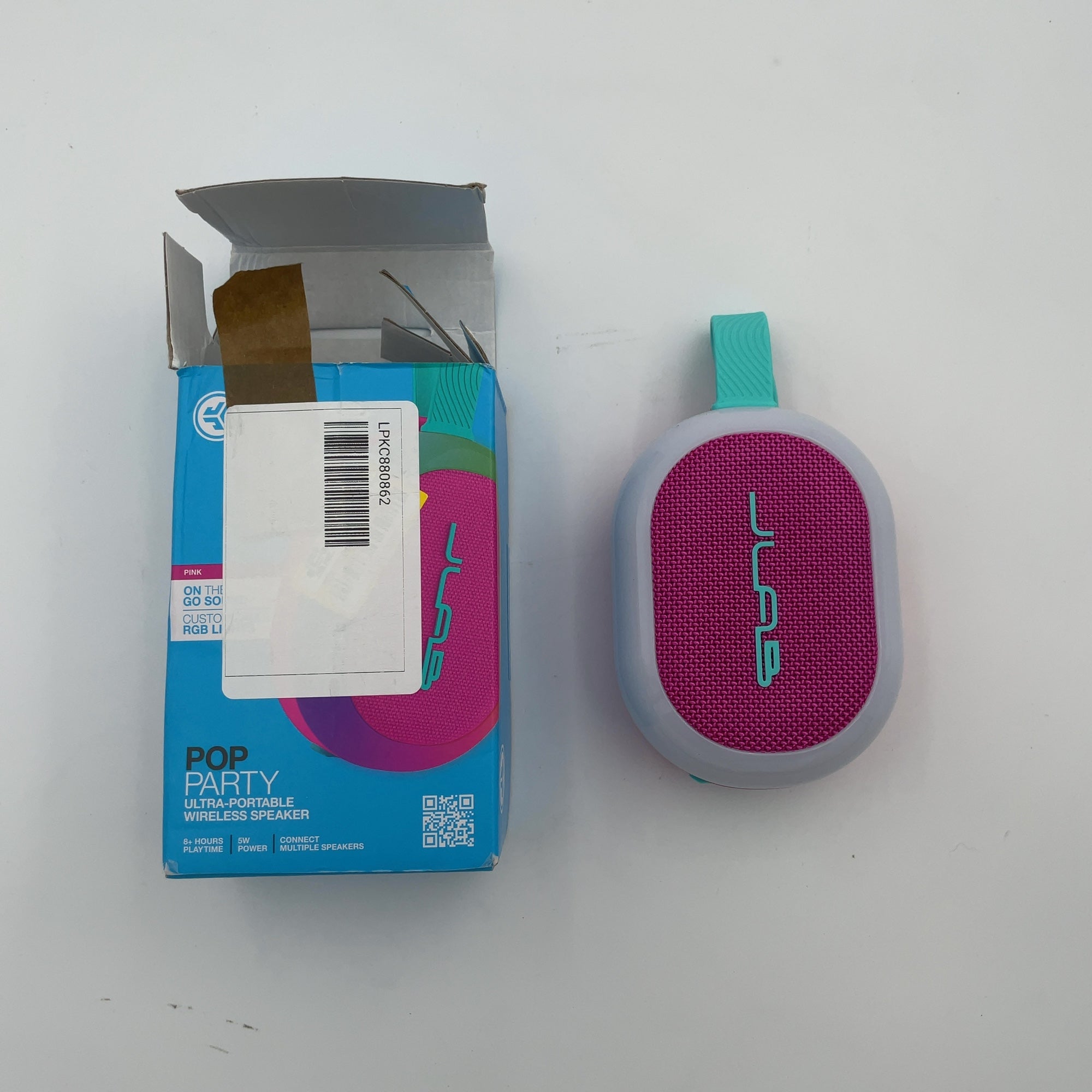 Jlab Pop Party Portable Speaker - Pink