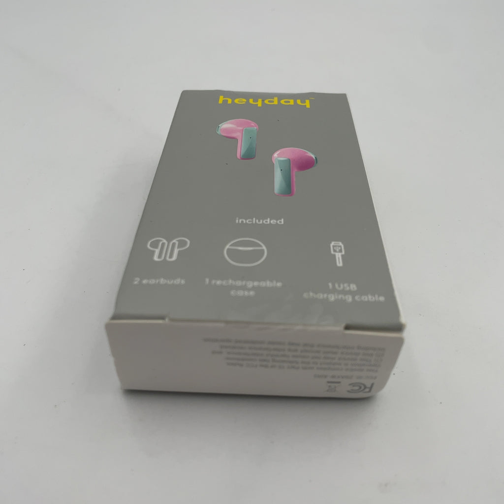 True Wireless Bluetooth Earbuds - Heyday Candy Pink: In-Ear Headphones, Polyurethane Cushion, No Mic