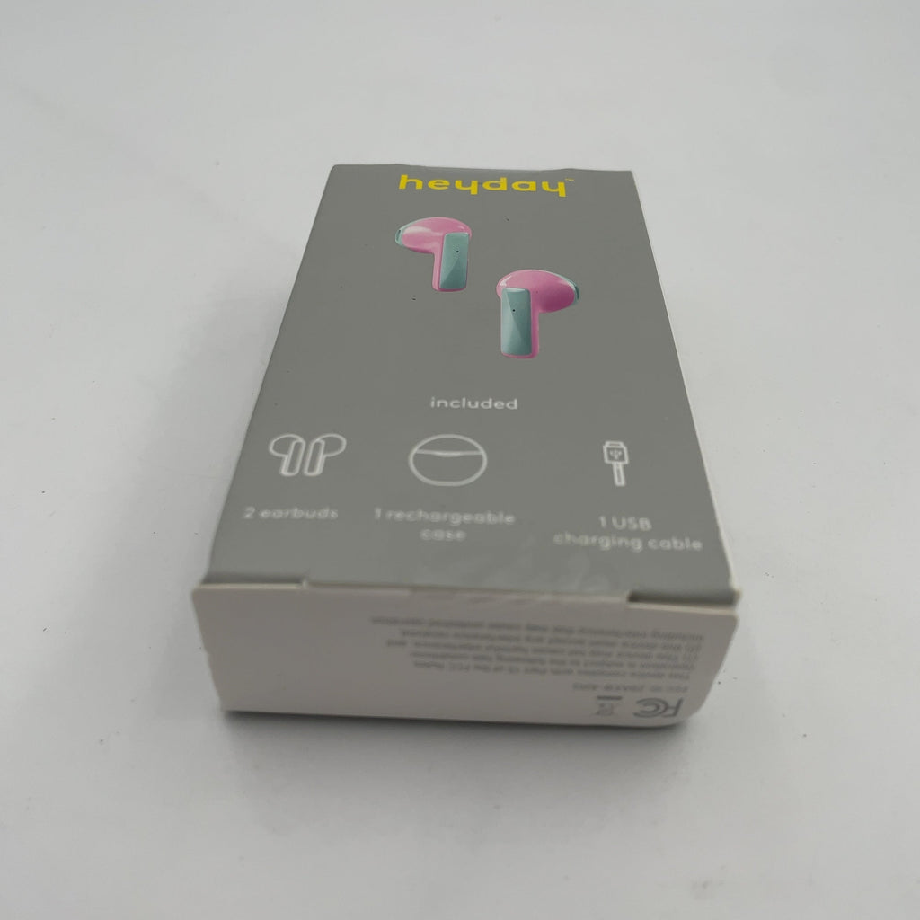 True Wireless Bluetooth Earbuds - Heyday Candy Pink: In-Ear Headphones, Polyurethane Cushion, No Mic