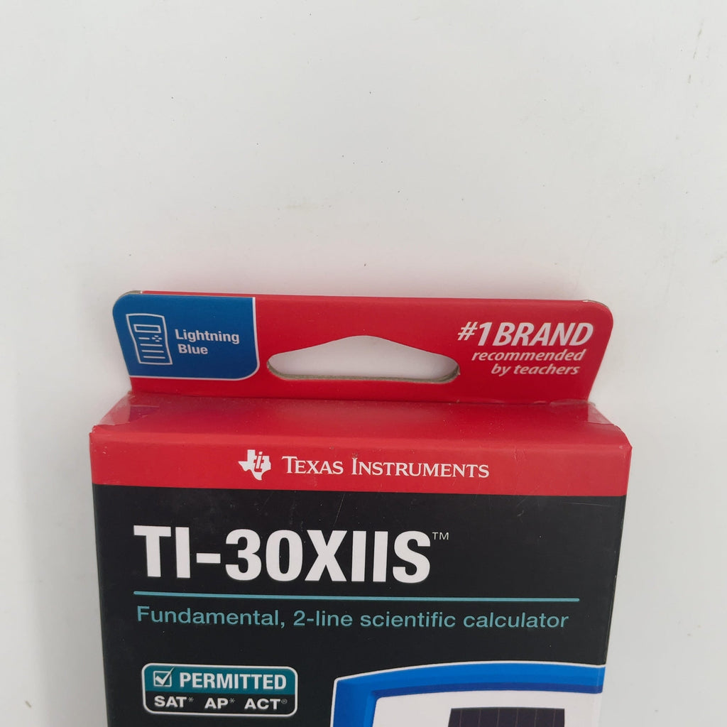 Texas Instruments 30Xiis Scientific Calculator - Lightning Blue: Sat & Act Approved