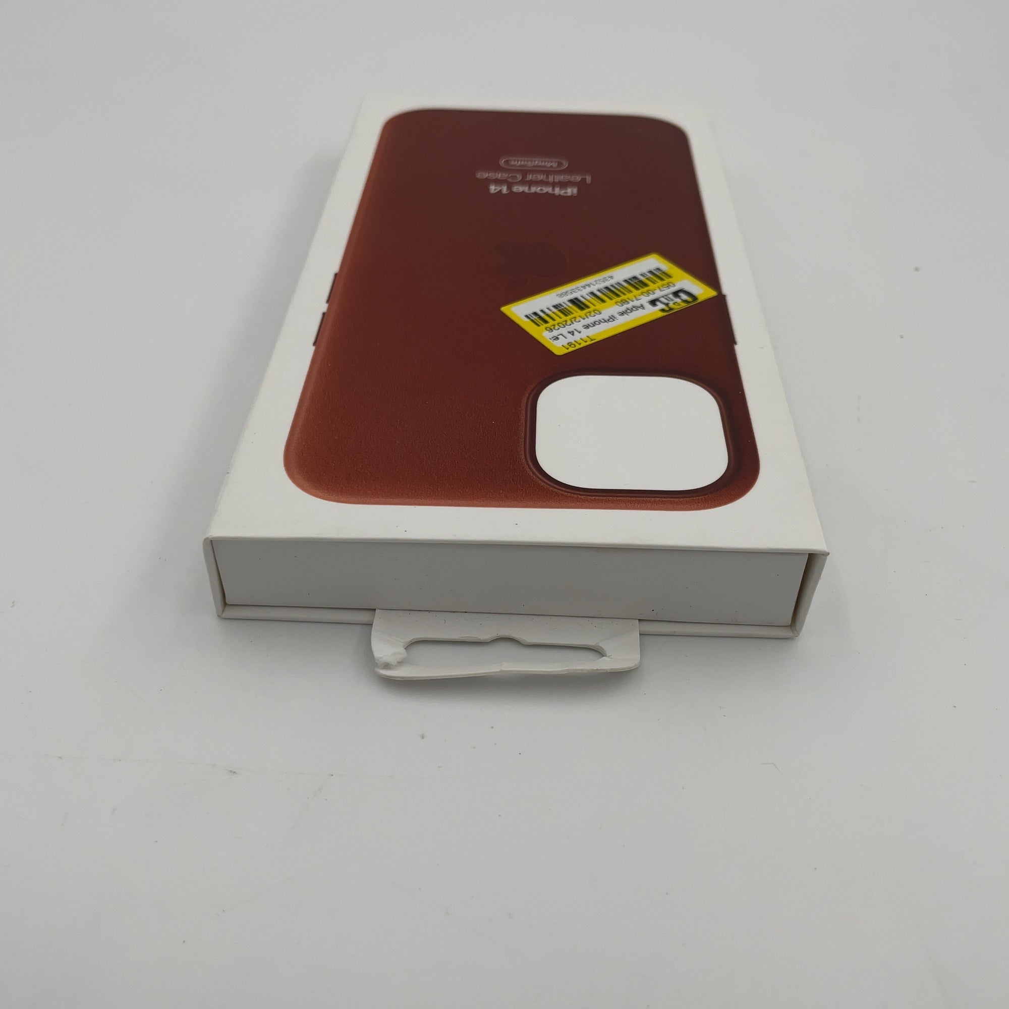 Apple iPhone 14 Leather Case with MagSafe - Umber