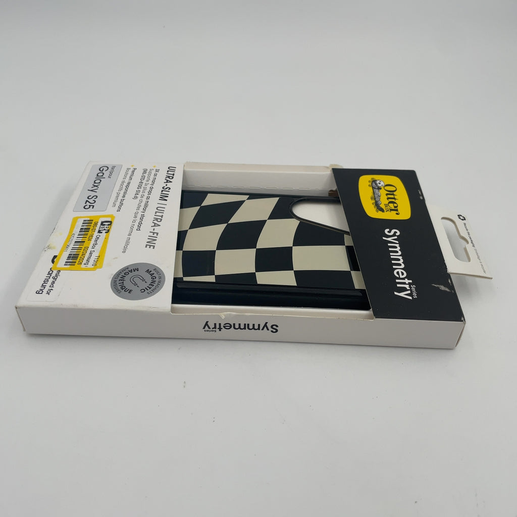 Otterbox Samsung Galaxy S25 Symmetry Series Case With Magnets - Wavy Charcoal: Plastic Cover