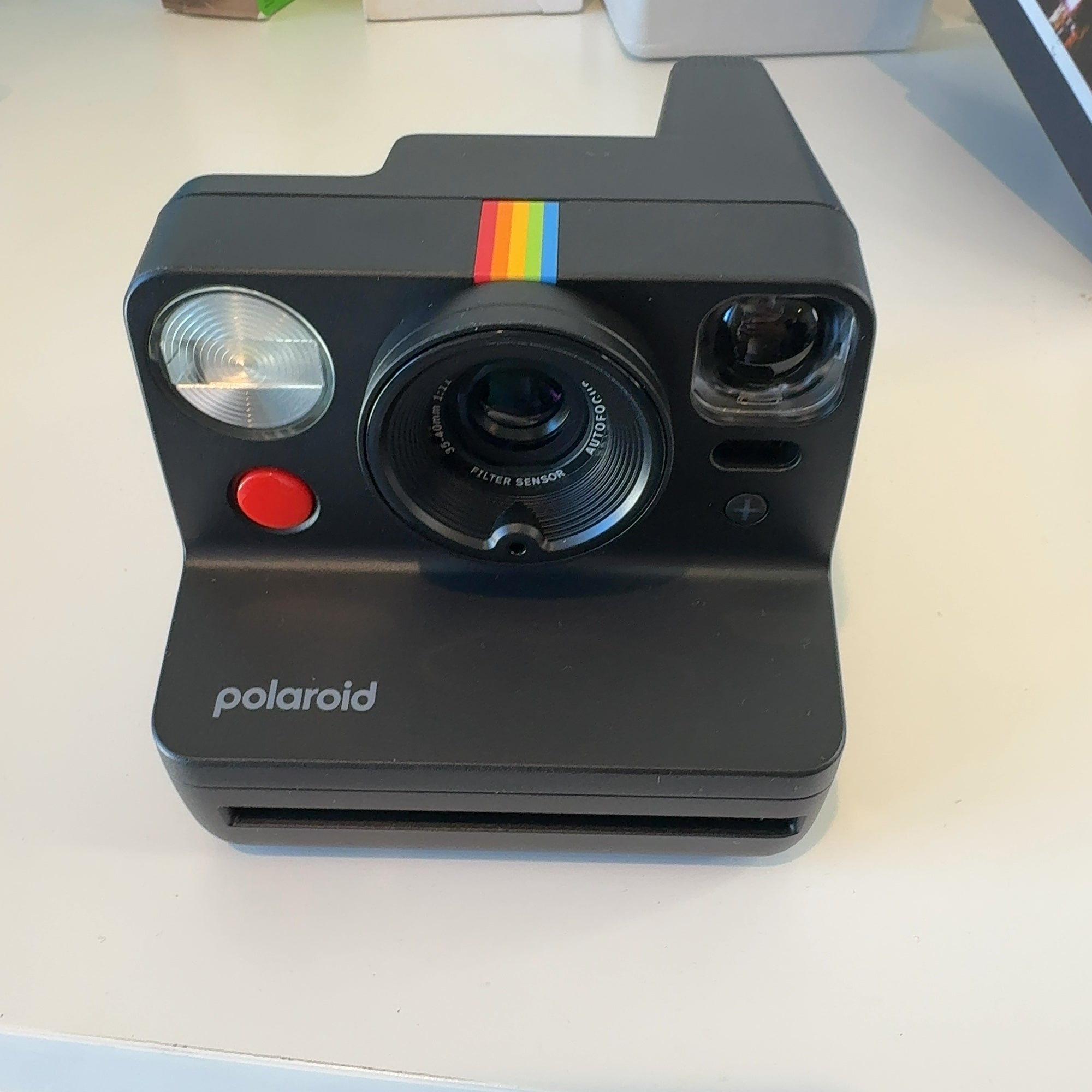 Polaroid Now+ Gen 3 Film Camera - Black: I-Type, Automatic Focus & Flash