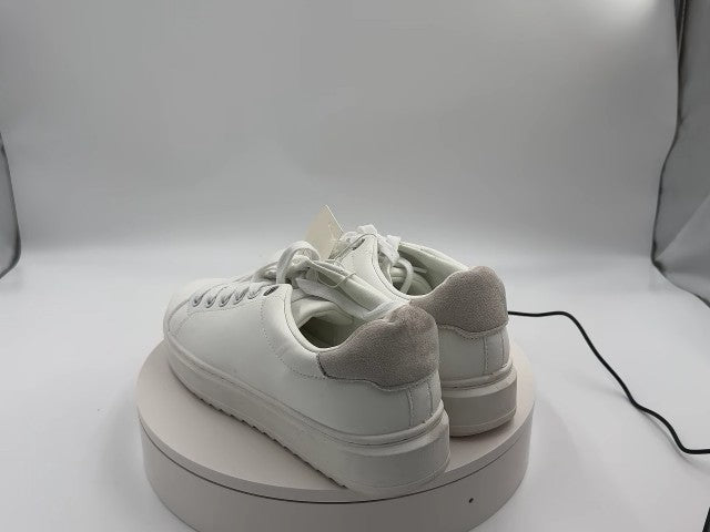 Women's Peggy Sneakers - A New Day White/Cream 11