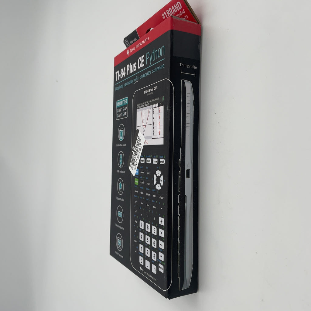 Texas Instruments 84 Plus Ce Graphing Calculator - Black: 35Mb Storage, Sat & Act Approved