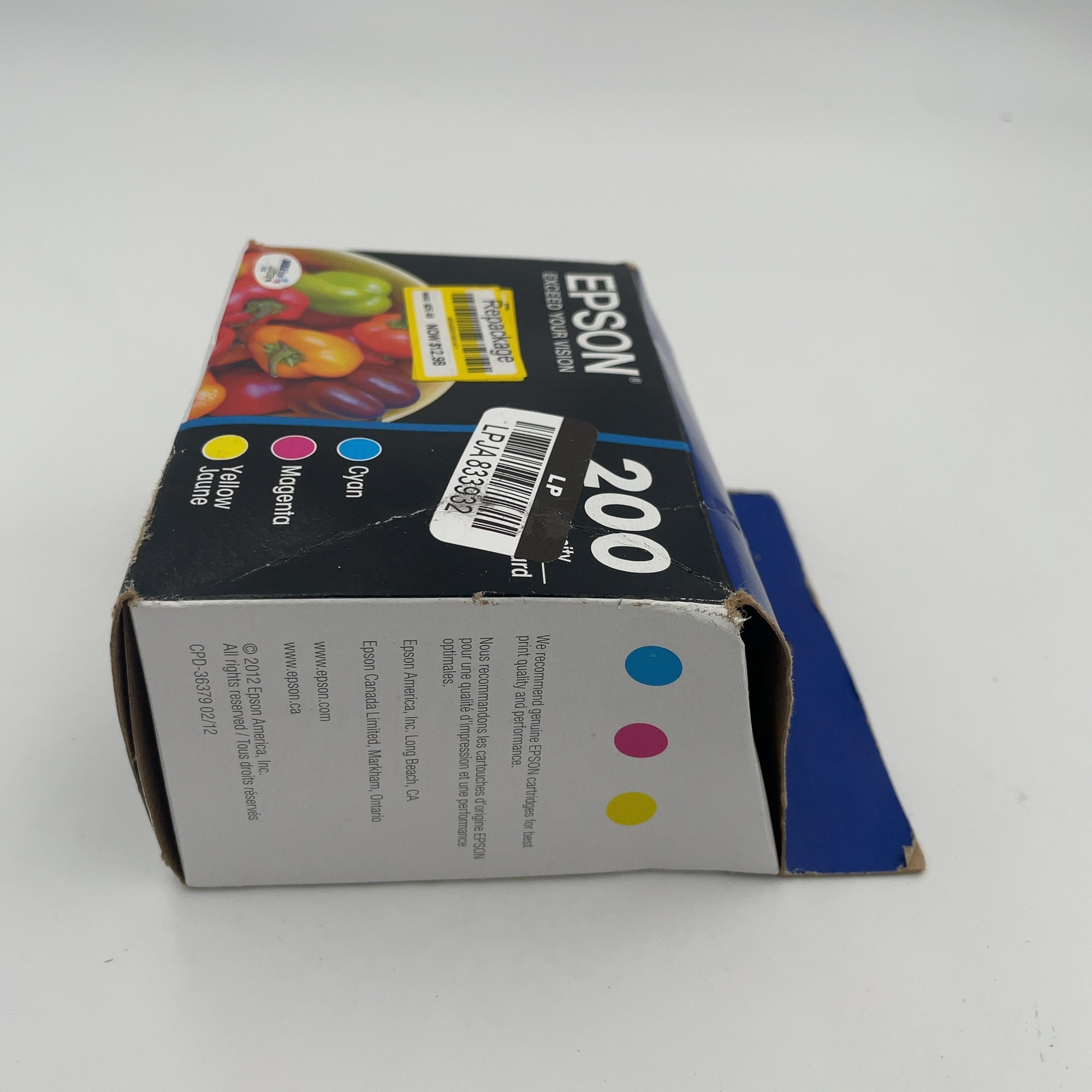 Epson 200 C/M/Y 3Pk Ink Cartridges - Cyan, Magenta, Yellow (T200520-Cp): Standard Yield Series, Ink Combo Pack For Printers (Please Be Advised That Sets May Be Missing Pieces Or Otherwise Incomplete.)