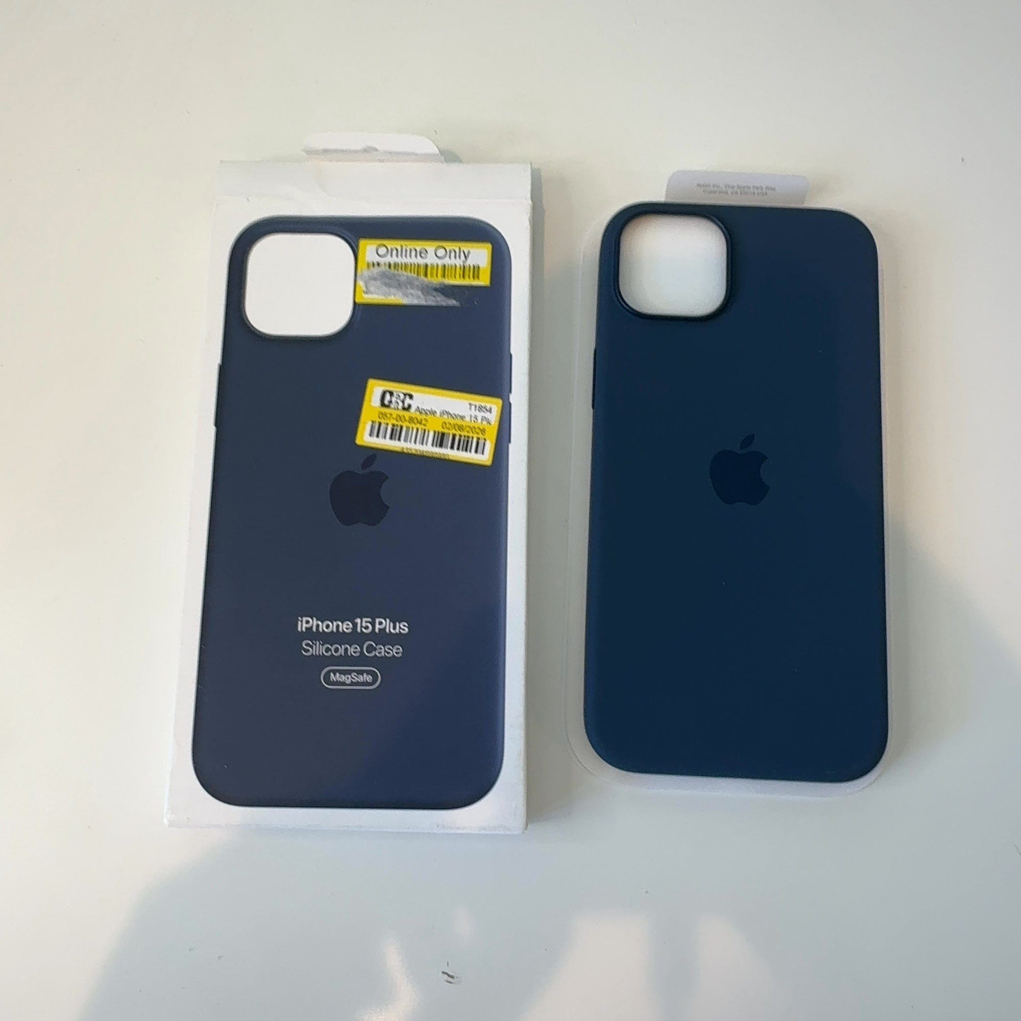 Apple Iphone 15 Plus Silicone Case With Magsafe - Storm Blue