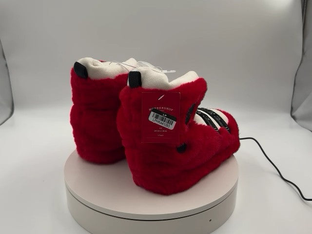 Kids' Ski Bootie Slippers - Wondershop Red 2-3