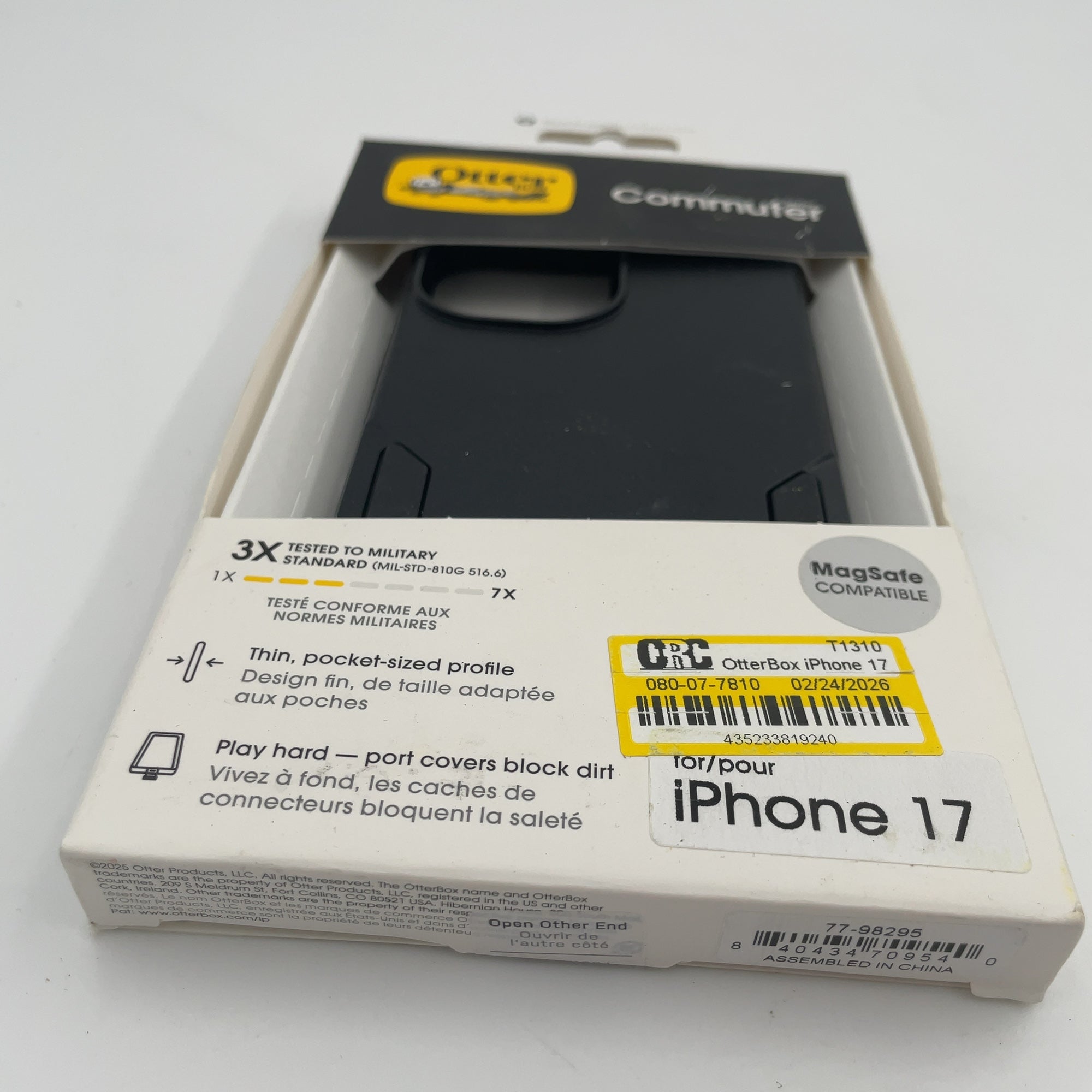 Otterbox Iphone 17 Commuter Series Case For Magsafe With Camera Control - Black