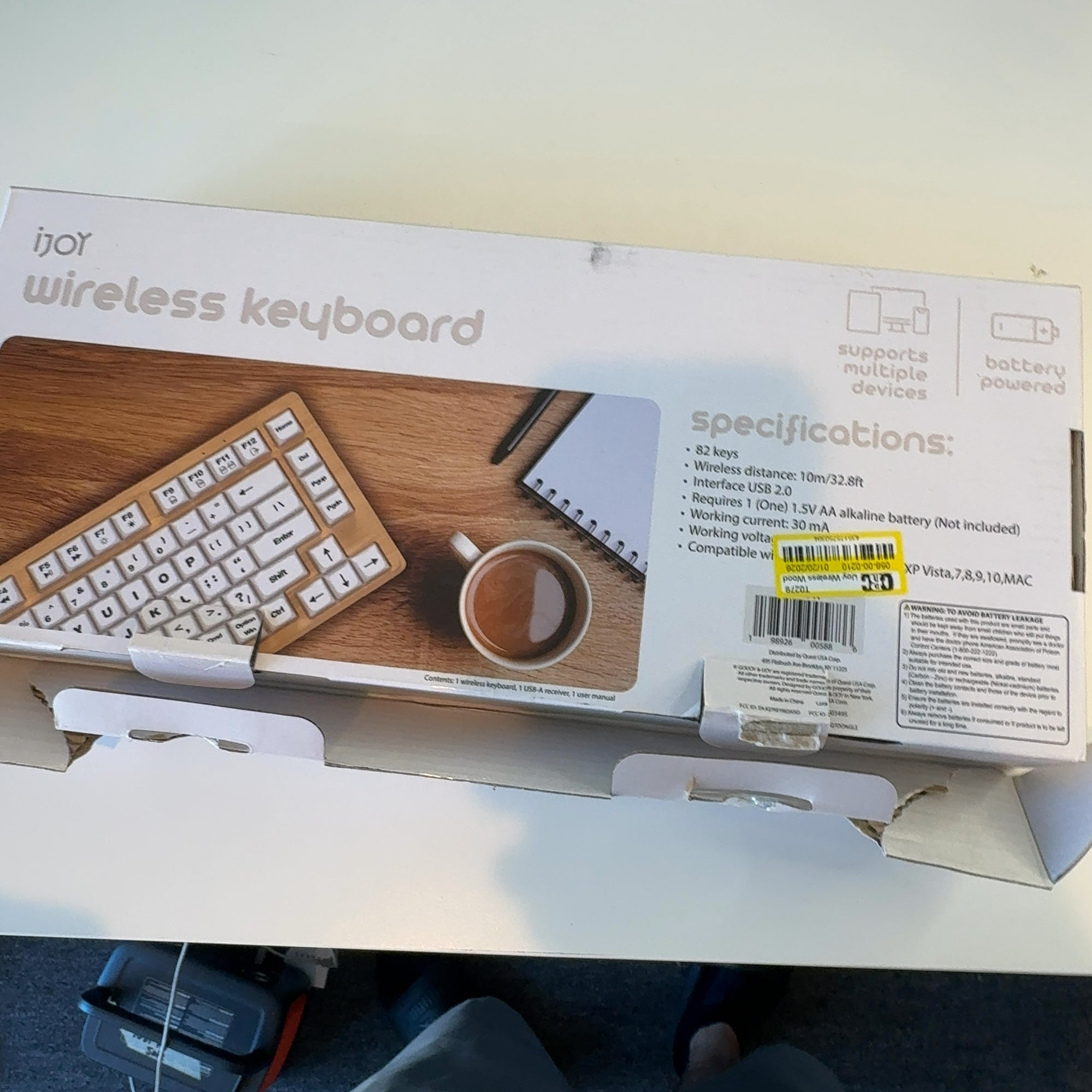 Ijoy Wireless Wooden Keyboard