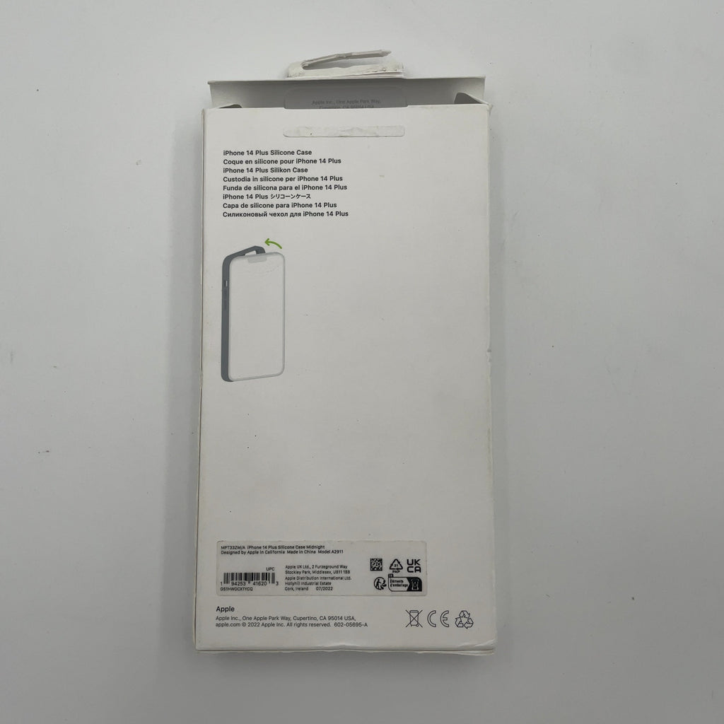 Apple Iphone 14 Plus Silicone Case With Magsafe - Midnight