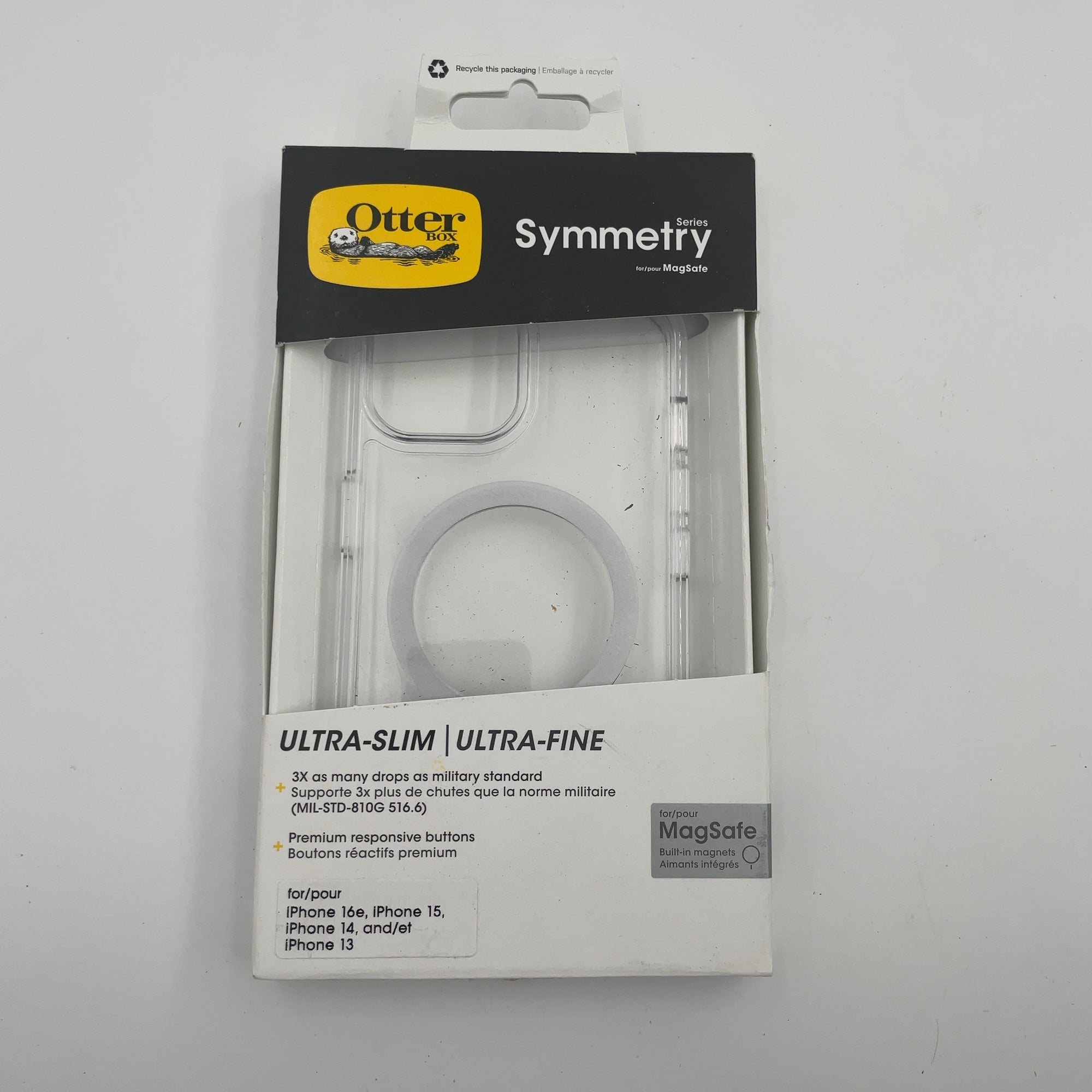 Otterbox Iphone 16E/Iphone 15/Iphone 14/Iphone 13 Symmetry Series For Magsafe Case - Clear