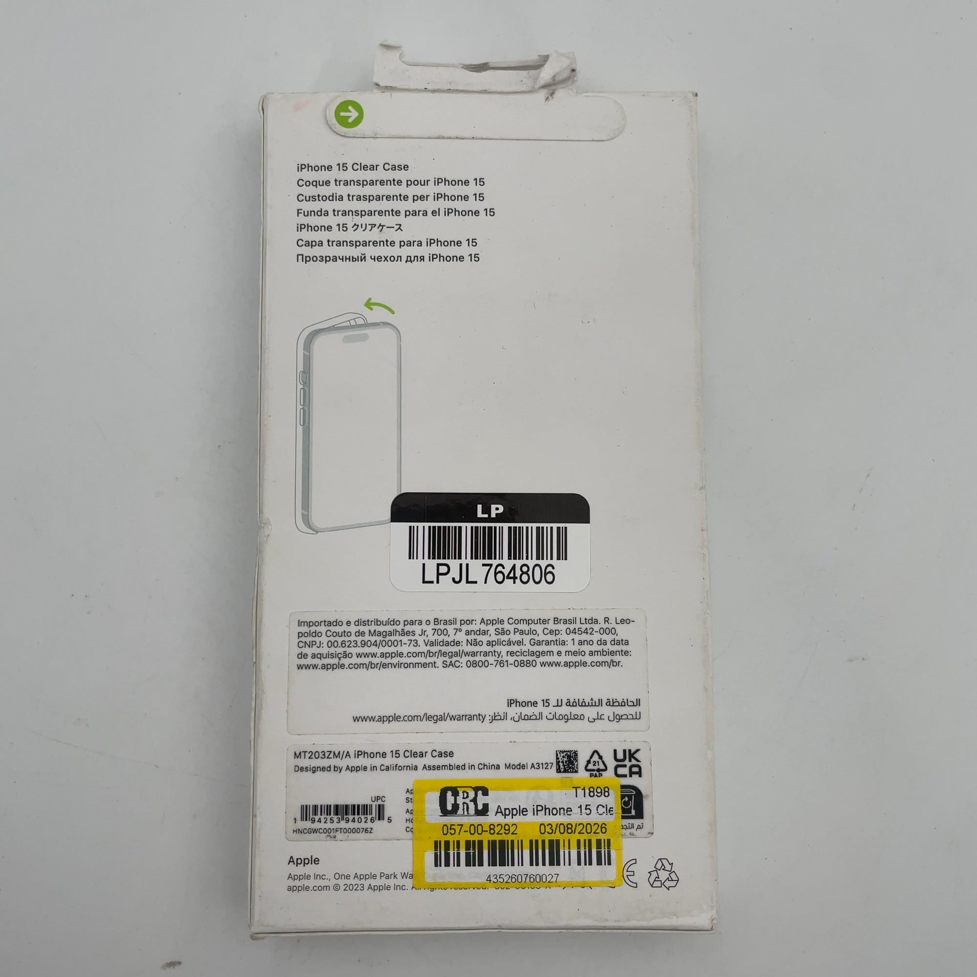 Apple Iphone 15 Clear Case With Magsafe
