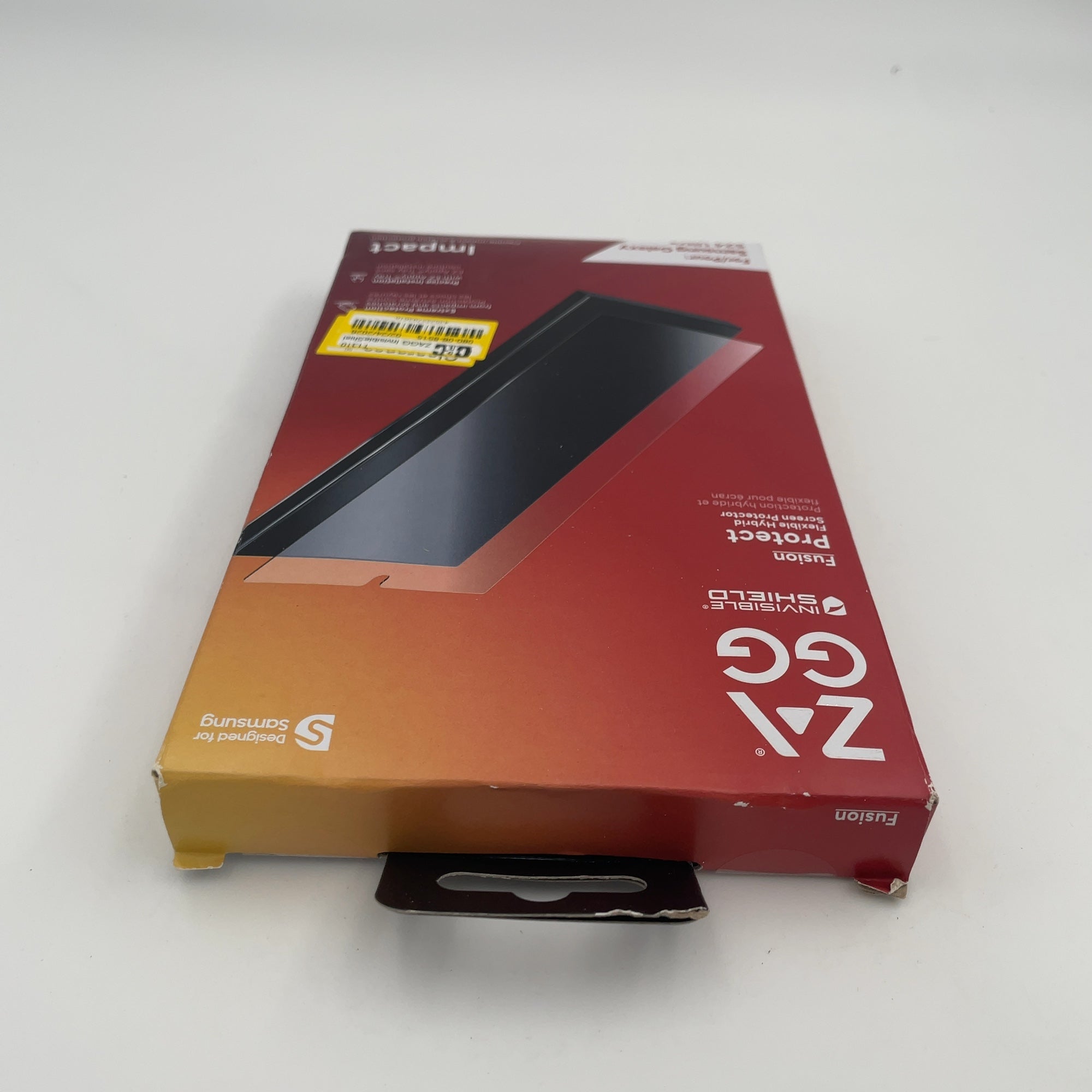 Zagg Invisibleshield Samsung Galaxy S24 Ultra Fusion Screen Protector: Scratch-Resistant, Self-Adhesive Glass