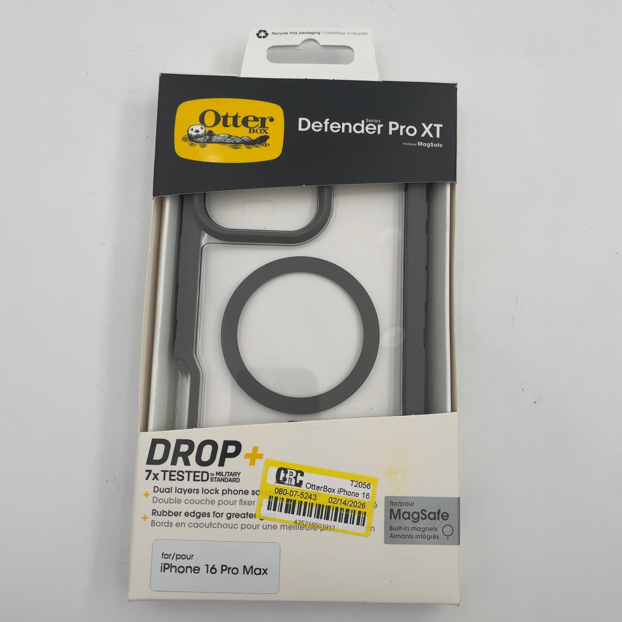 Otterbox Iphone 16 Pro Max Defender Series Pro Xt Clear Case - Snow Capped Clear: Plastic, Solid Pattern