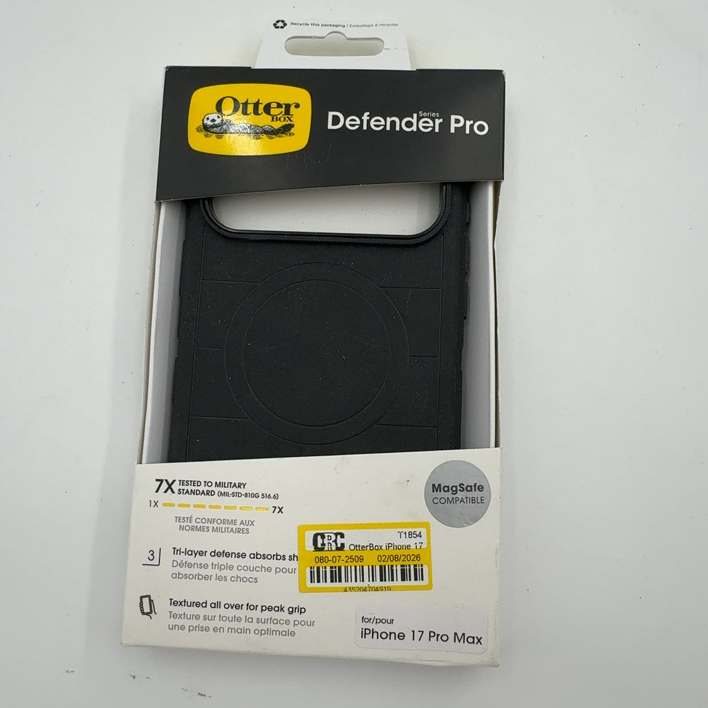Otterbox Iphone 17 Pro Max Defender Series Pro For Magsafe With Camera Control - Black