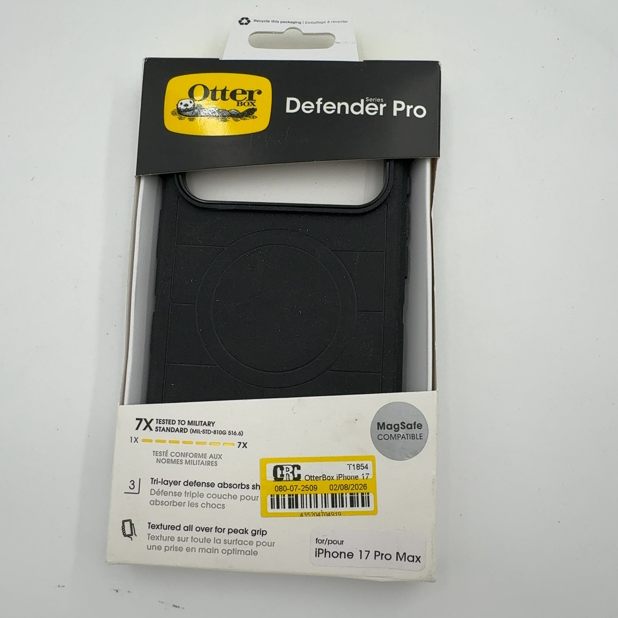 Otterbox Iphone 17 Pro Max Defender Series Pro For Magsafe With Camera Control - Black