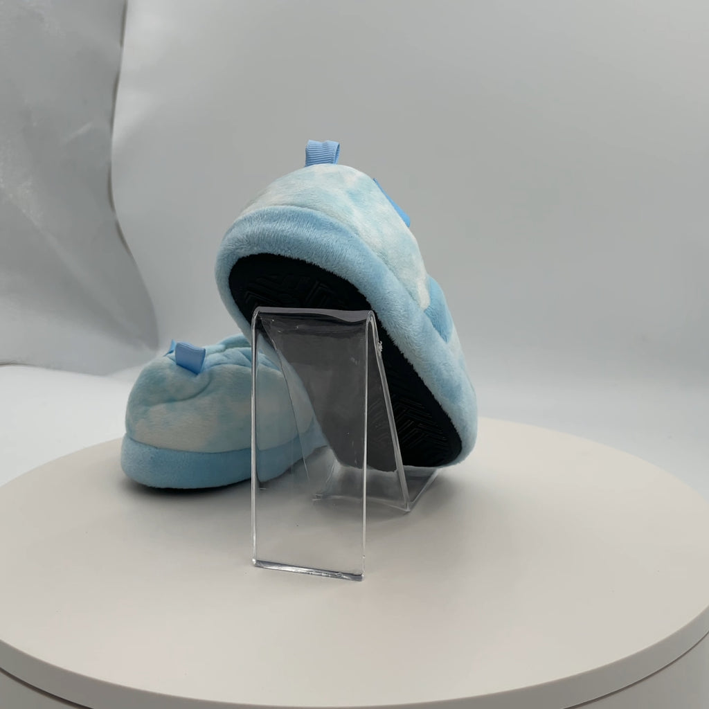 Toddler Bluey Cloud Slippers - Blue M: Indoor/Outdoor, Animal Icon, Slip On